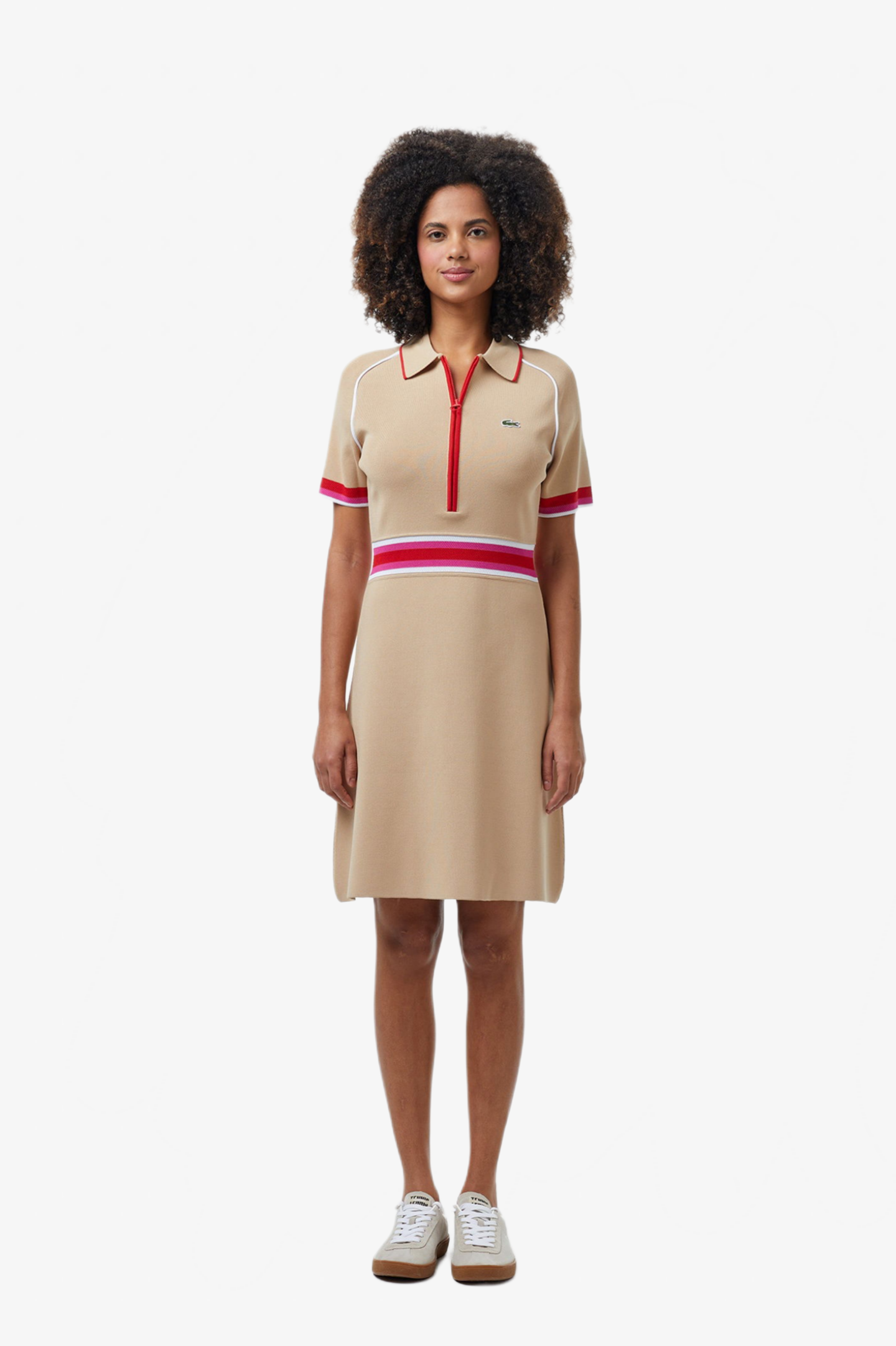 Женское бежевое платье Бежевый 40 Lacoste EF050702S Женское бежевое платье Бежевый 40 Lacoste EF050702S
