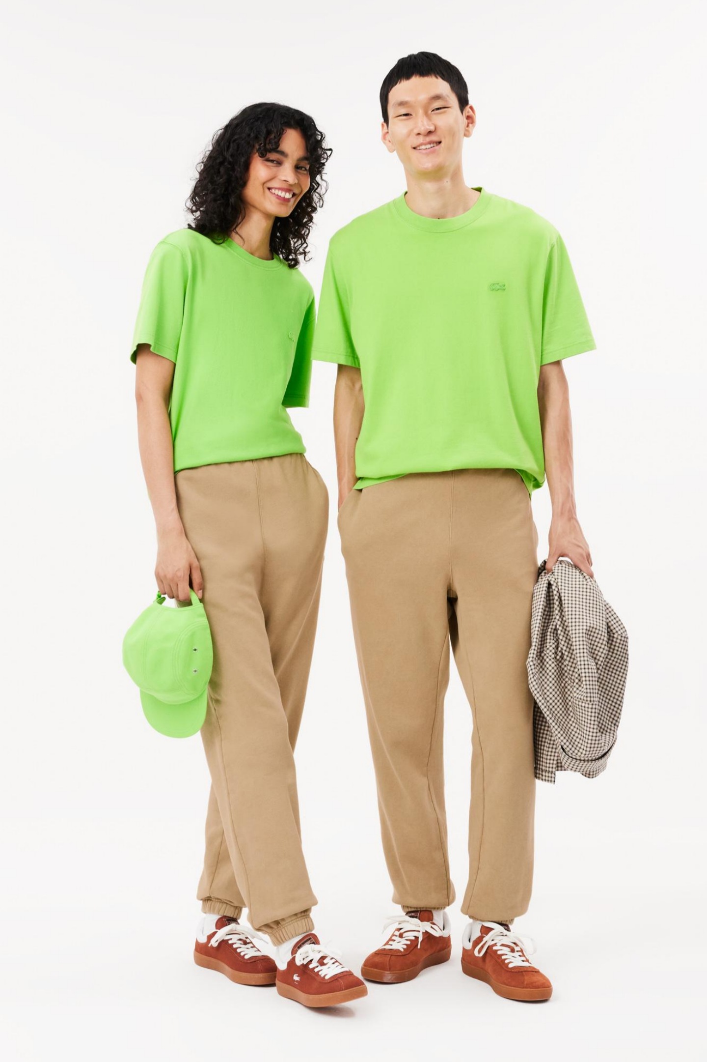 Бежевые спортивные штаны (унисекс) Бежевый M Lacoste XH285202S Бежевые спортивные штаны (унисекс) Бежевый M Lacoste XH285202S