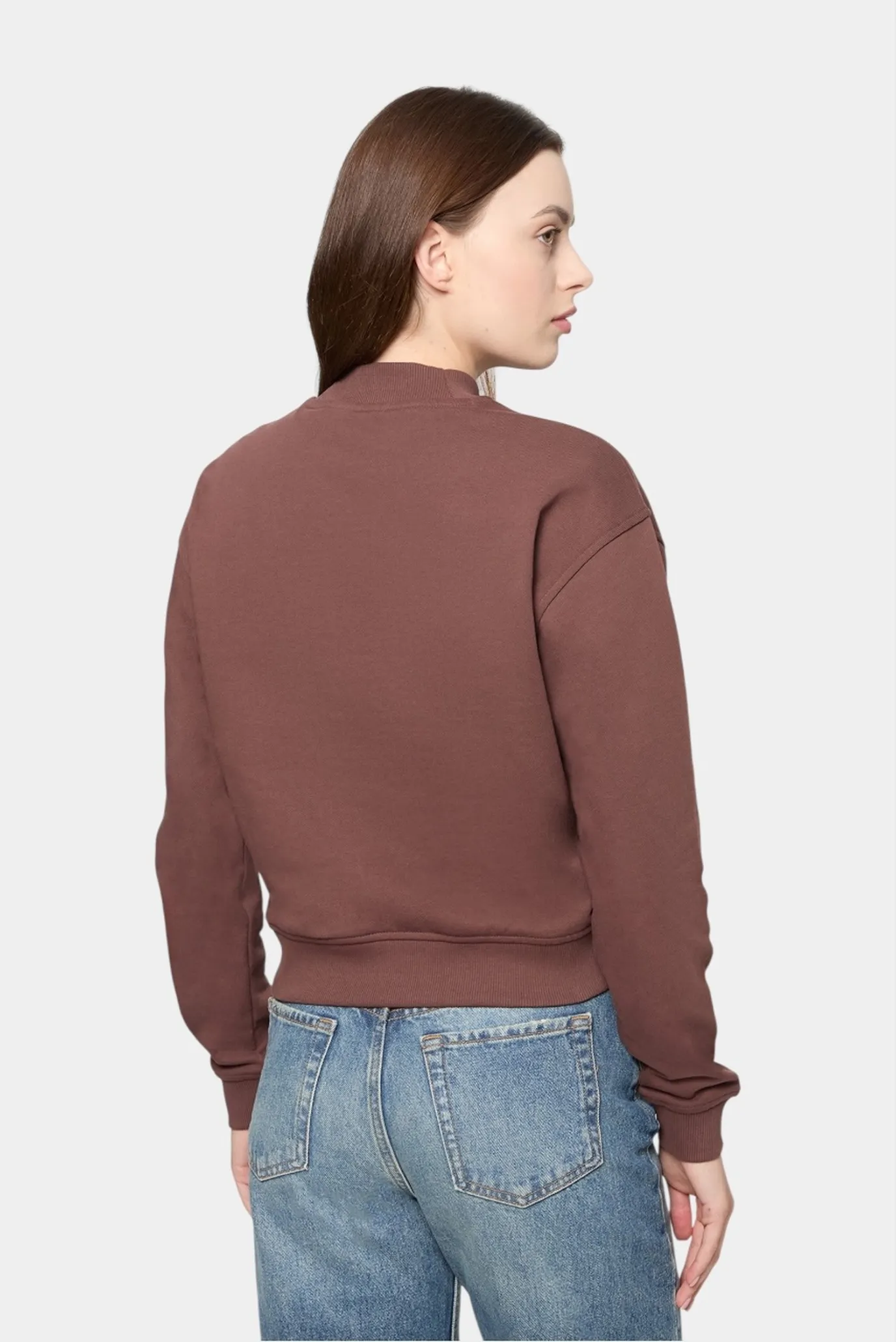 Женский шоколадный свитшот 5
