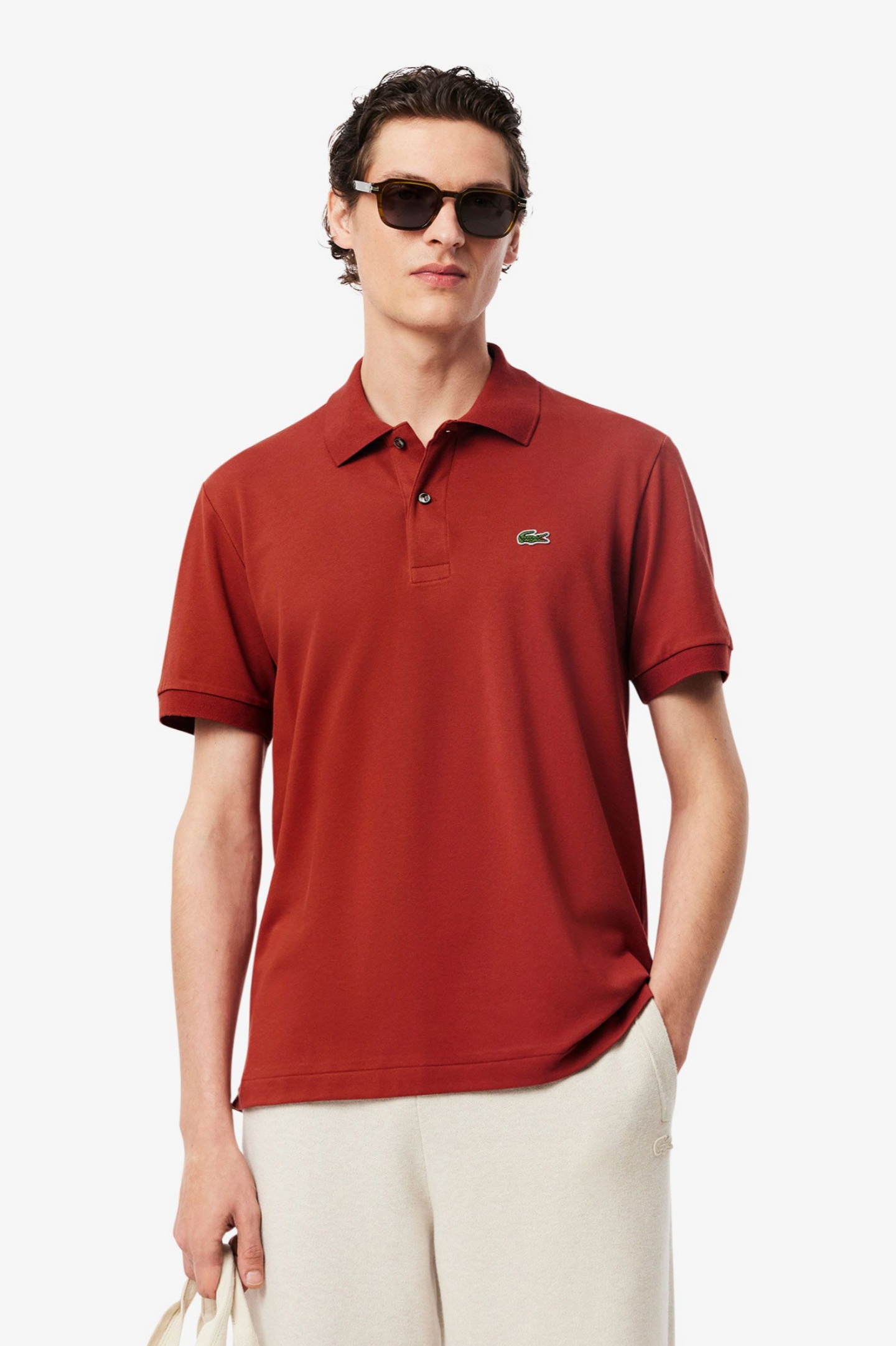 Мужское коричневое поло Коричневый S Lacoste PH9851AFS Мужское коричневое поло Коричневый S Lacoste PH9851AFS
