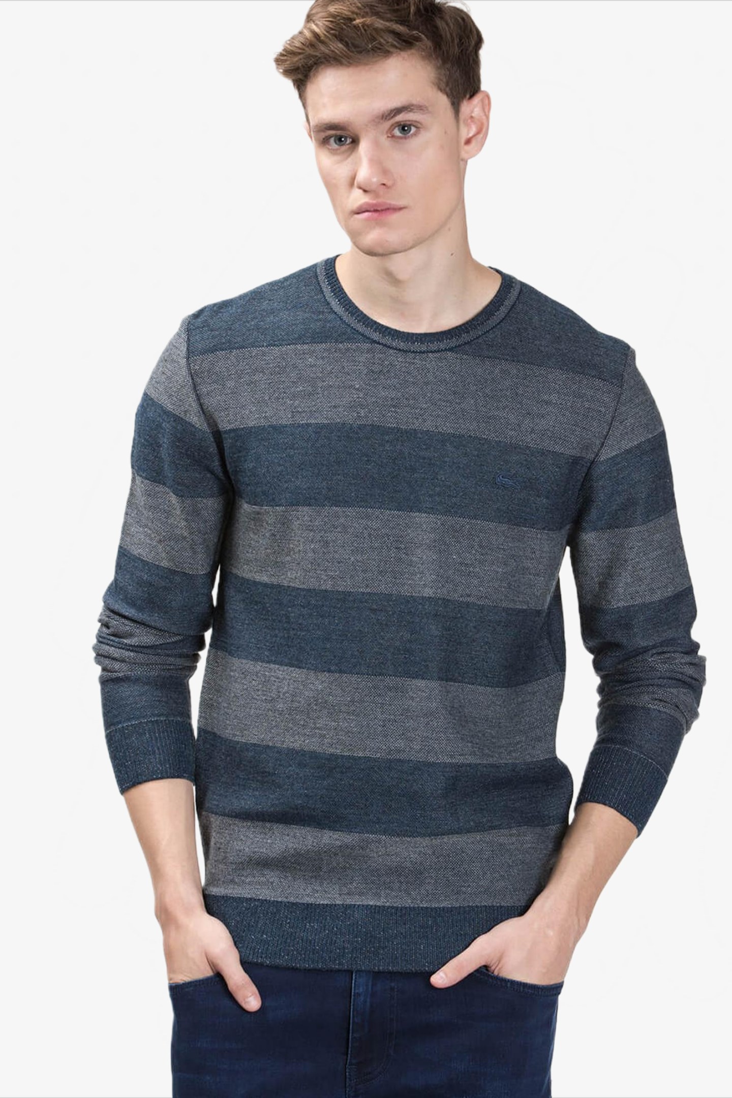 Мужской синий свитер Синий XS Lacoste AH182323L Мужской синий свитер Синий XS Lacoste AH182323L