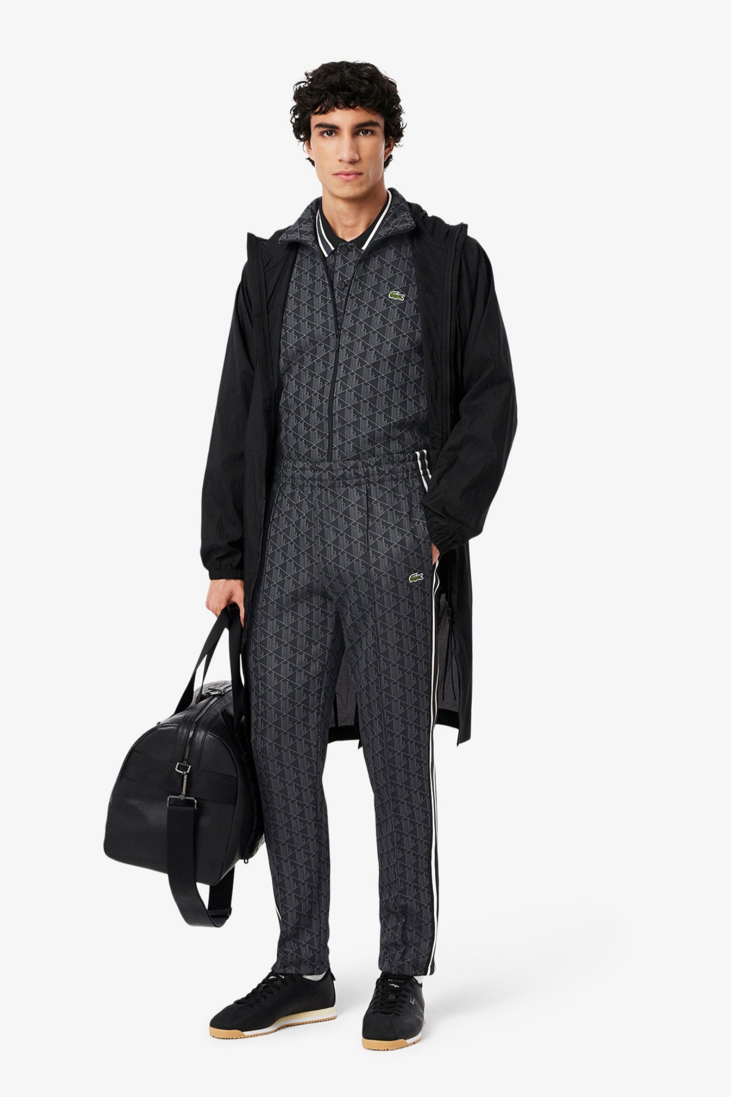 Мужские черные спортивные штаны Черный L-XL Lacoste XH14404PC Мужские черные спортивные штаны Черный L-XL Lacoste XH14404PC