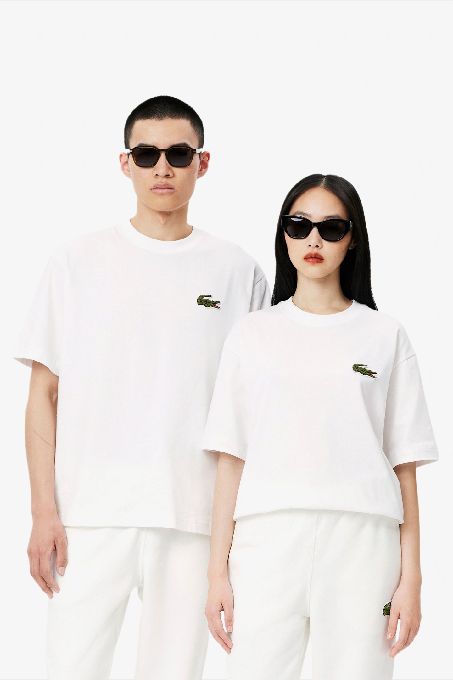 Белая футболка (унисекс) Белый XL Lacoste TH2745001 Белая футболка (унисекс) Белый XL Lacoste TH2745001