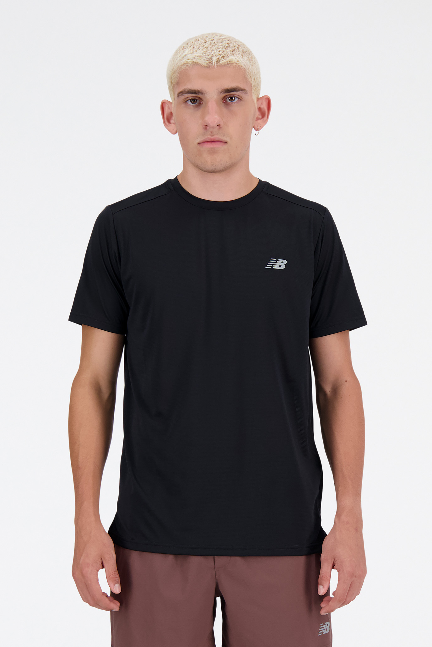 Мужская черная футболка NB Prfm Черный XXL New Balance MT41222BK Мужская черная футболка NB Prfm Черный XXL New Balance MT41222BK
