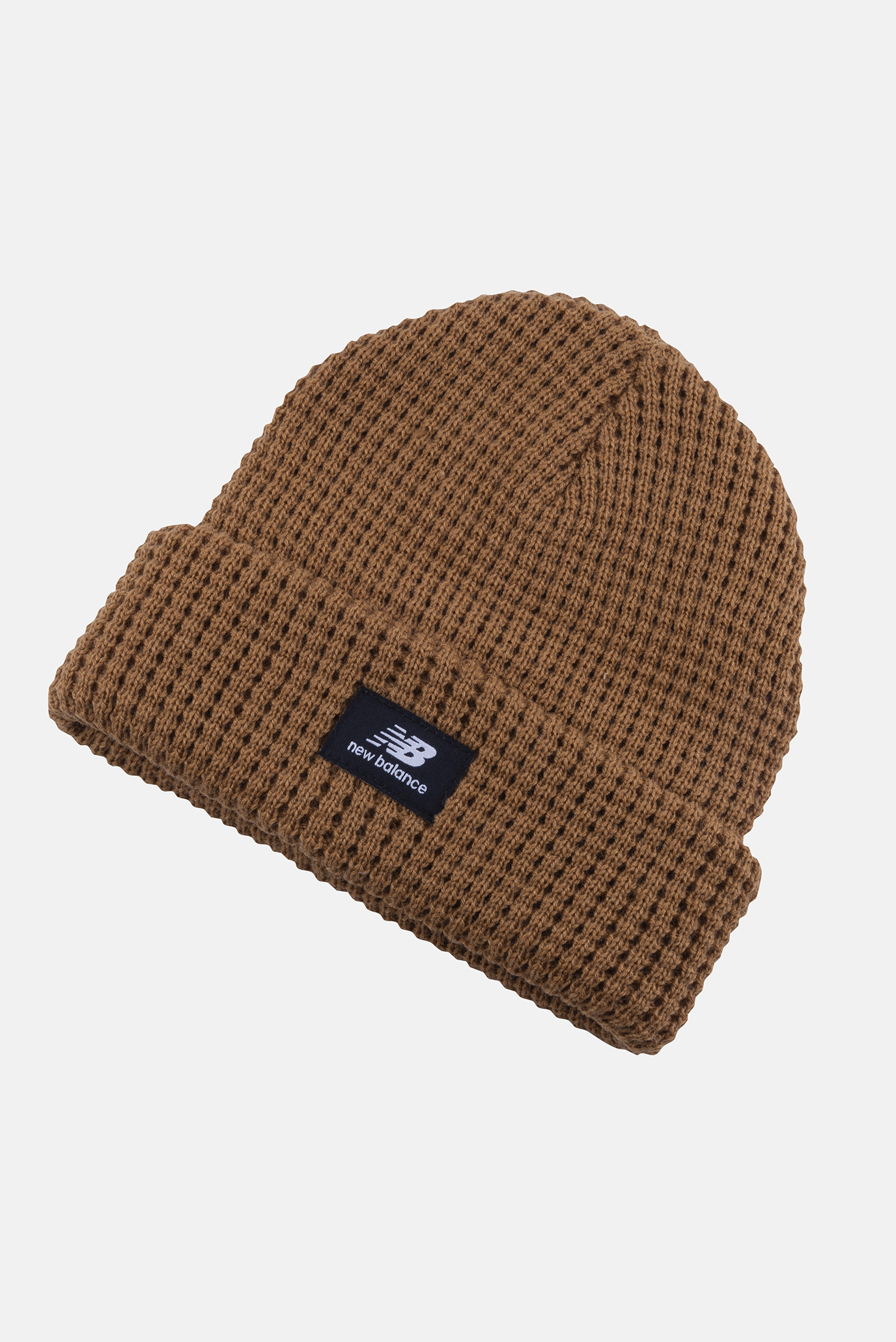 Коричневая шапка Waffle Knit Cuffed Коричневый ONESIZE New Balance LAH13033WWK Коричневая шапка Waffle Knit Cuffed Коричневый ONESIZE New Balance LAH13033WWK