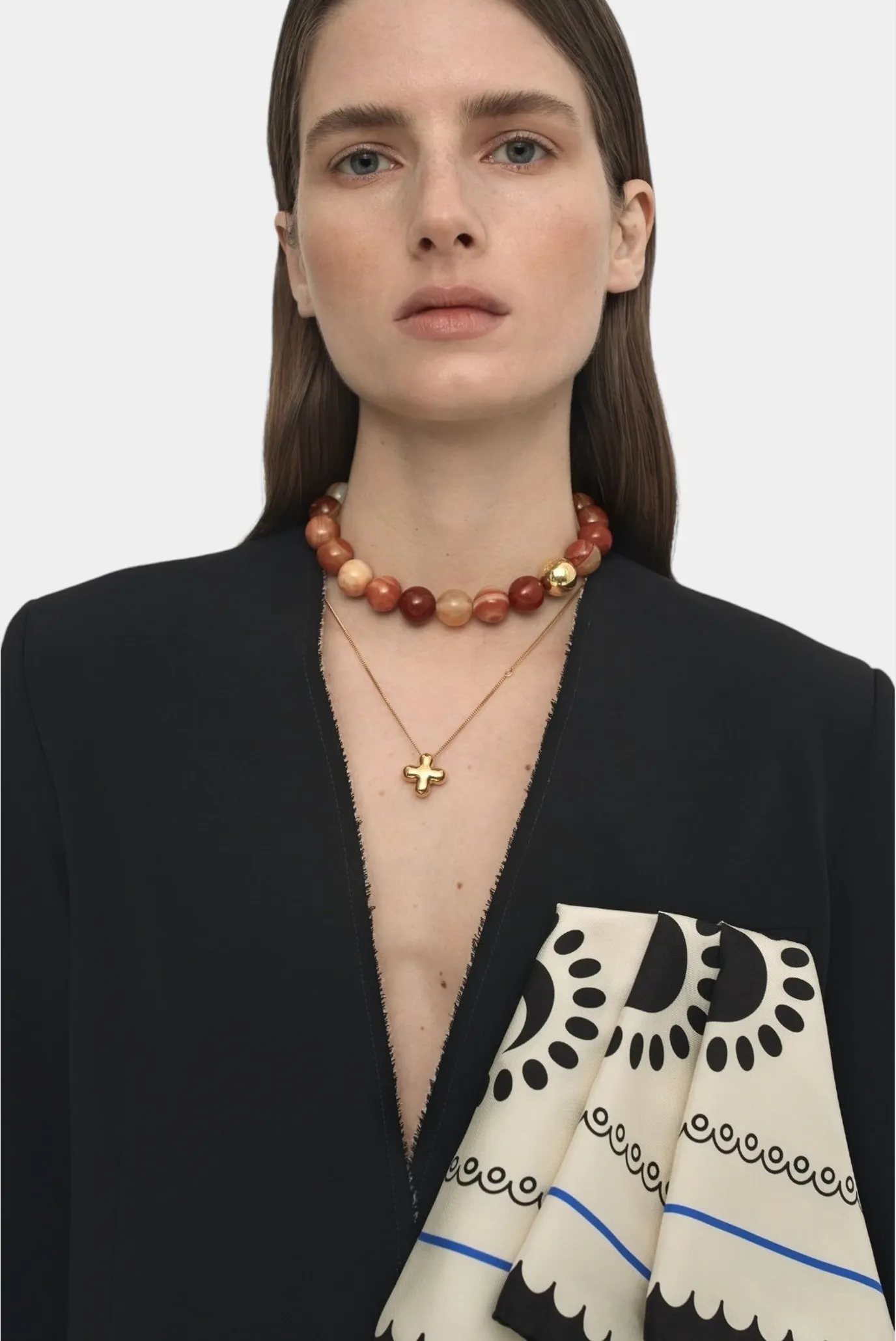 Жіночий позолочений кулон 2