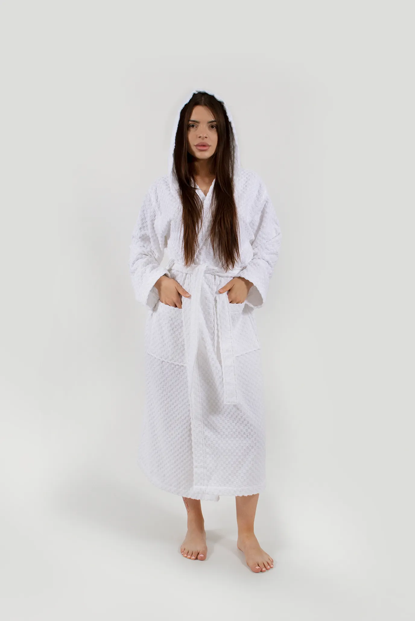 Халат - Larna белый (унисекс) 6