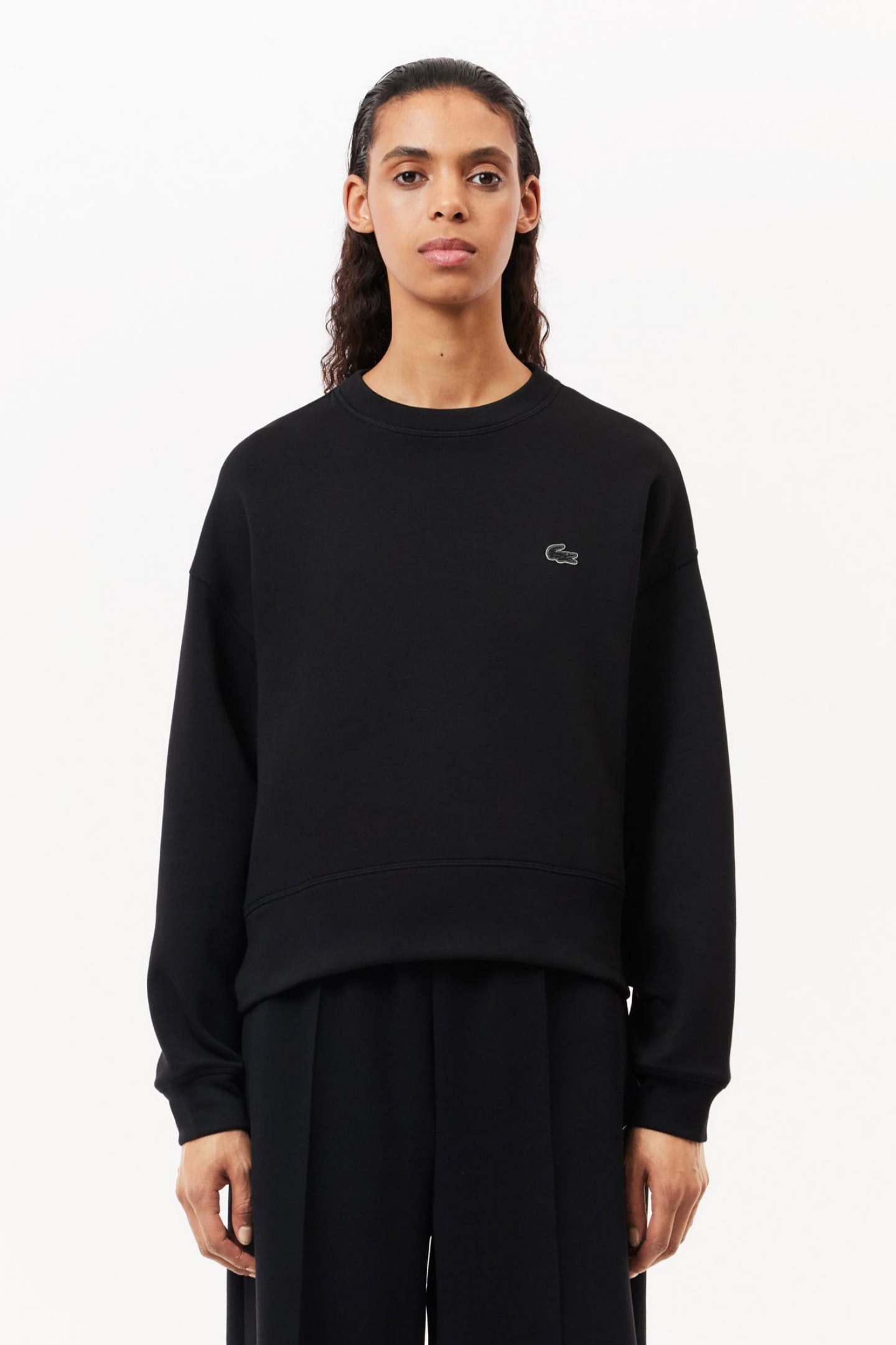 Женская черная толстовка Черный 38 Lacoste SF5614031 Женская черная толстовка Черный 38 Lacoste SF5614031