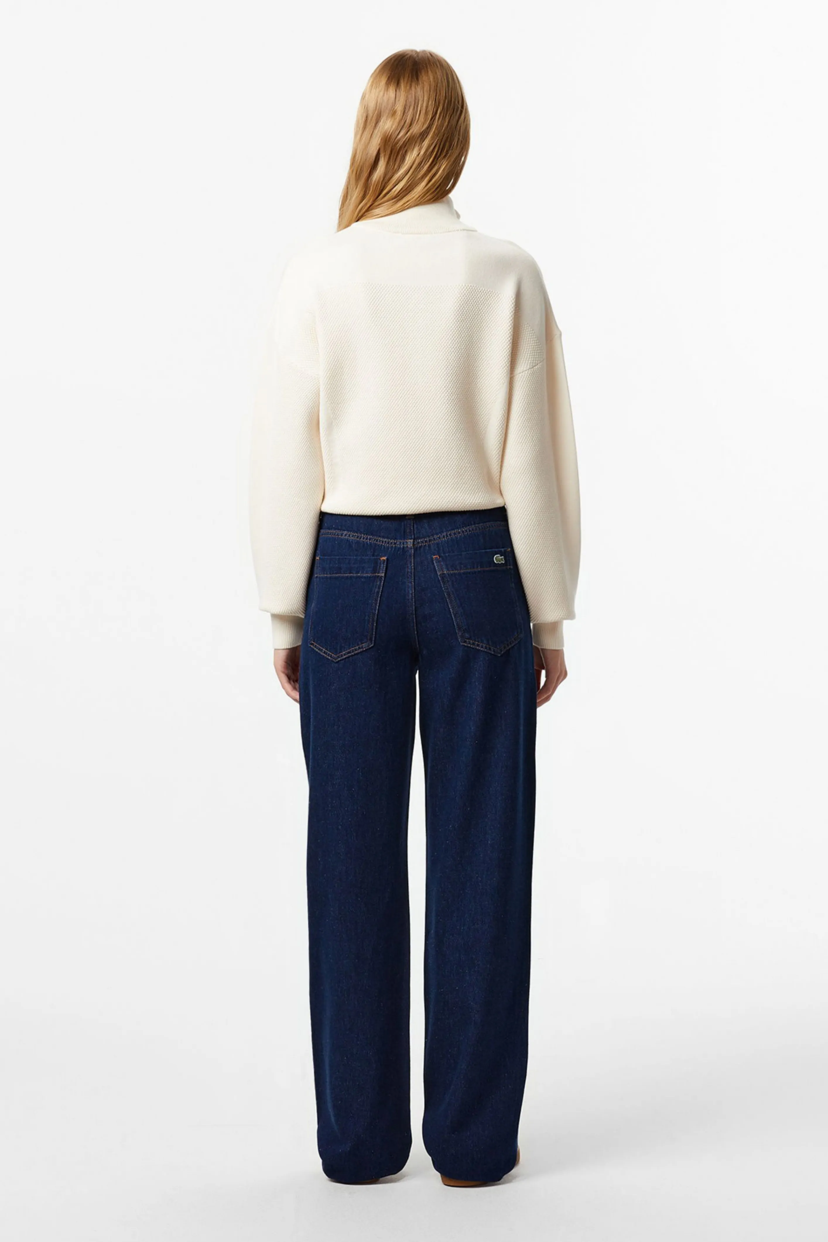 Женские голубые брюки 2