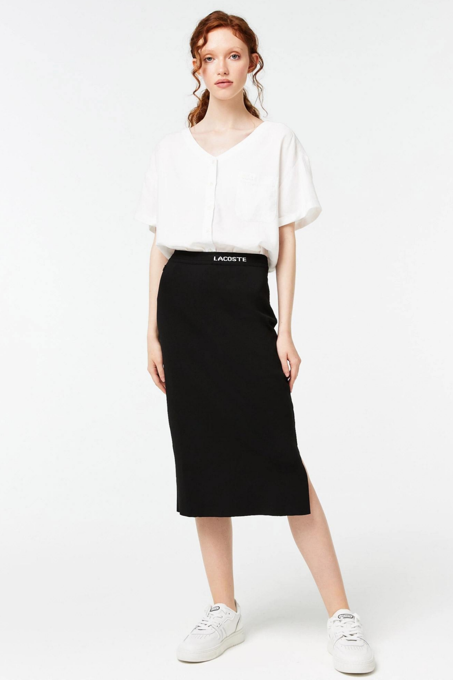 Женская черная юбка Черный 36 Lacoste JF230101S Женская черная юбка Черный 36 Lacoste JF230101S