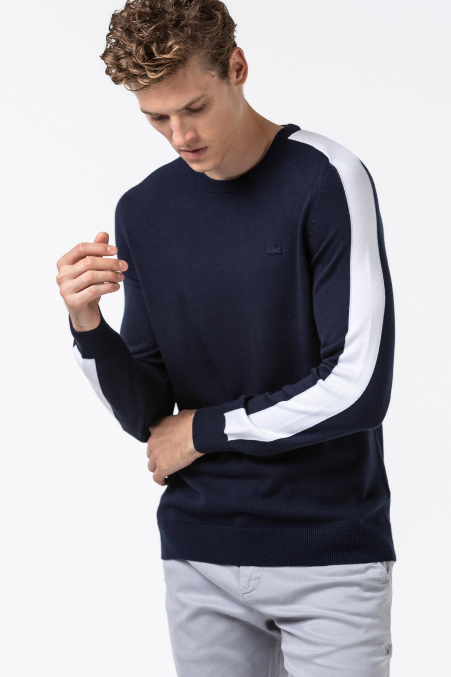 Мужской синий свитер Синий XS Lacoste AH216464L Мужской синий свитер Синий XS Lacoste AH216464L