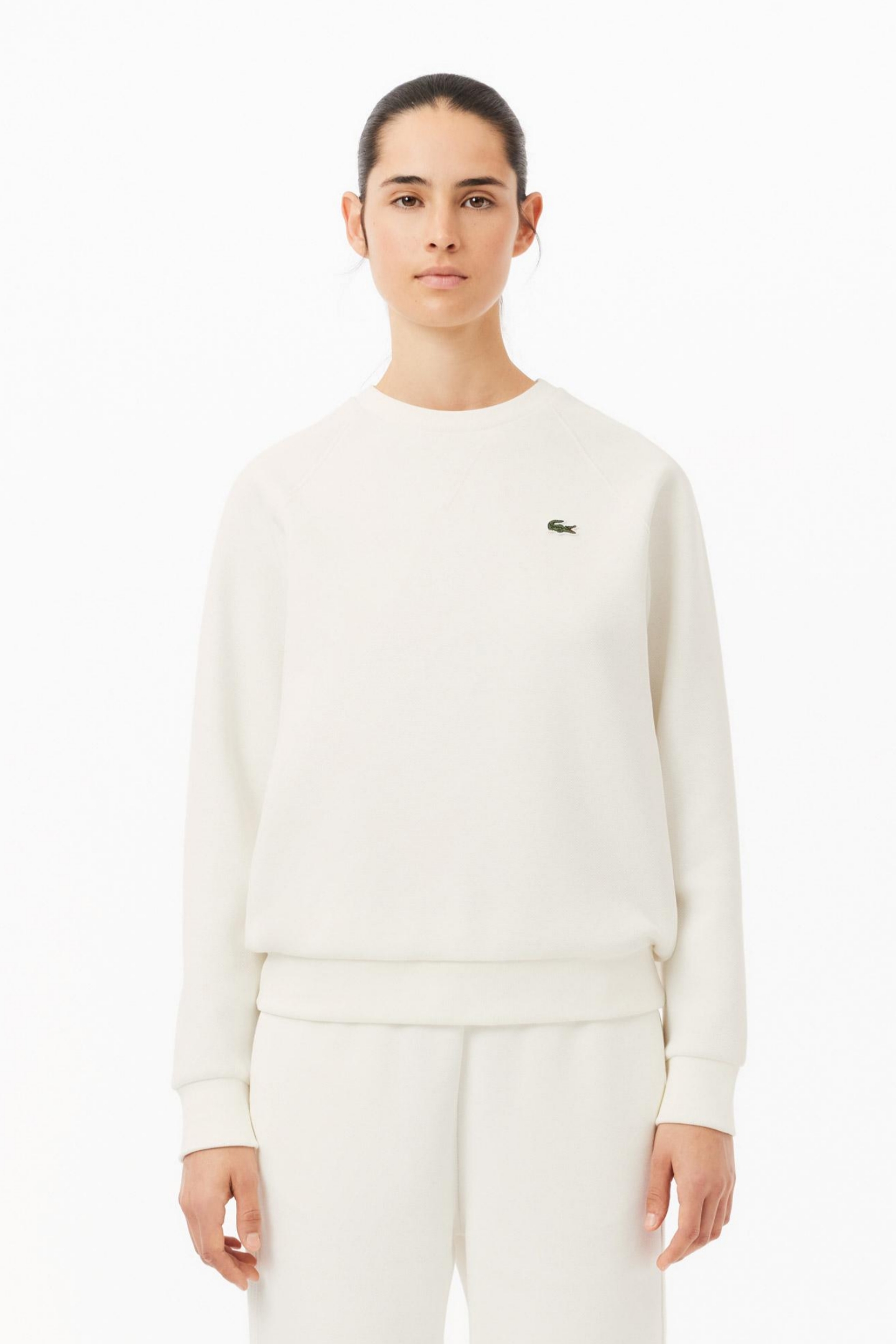 Женская белая толстовка Белый 42 Lacoste SF834770V Женская белая толстовка Белый 42 Lacoste SF834770V