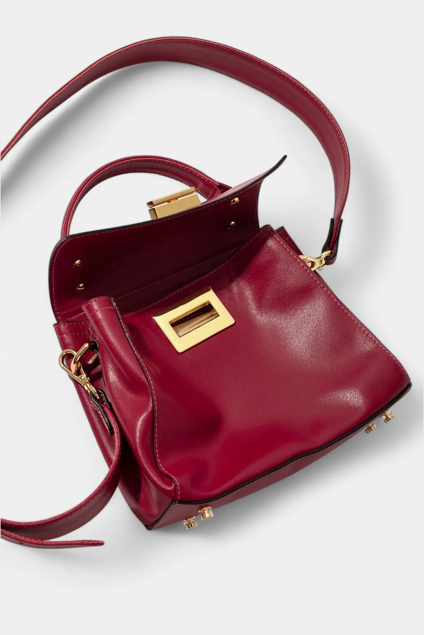 Жіноча малинава сумка 3