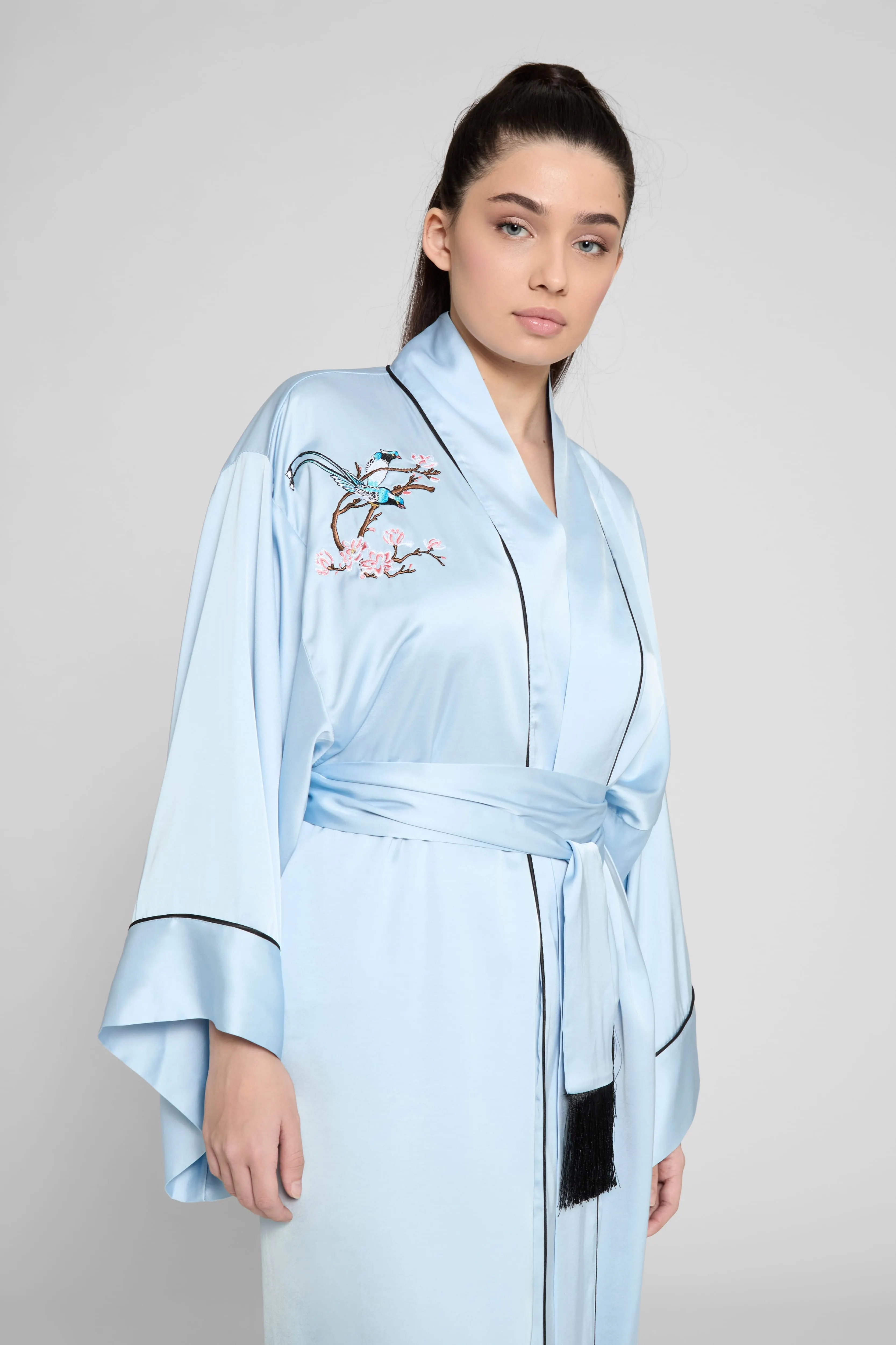 Женский голубой халат Ariana Pink 6
