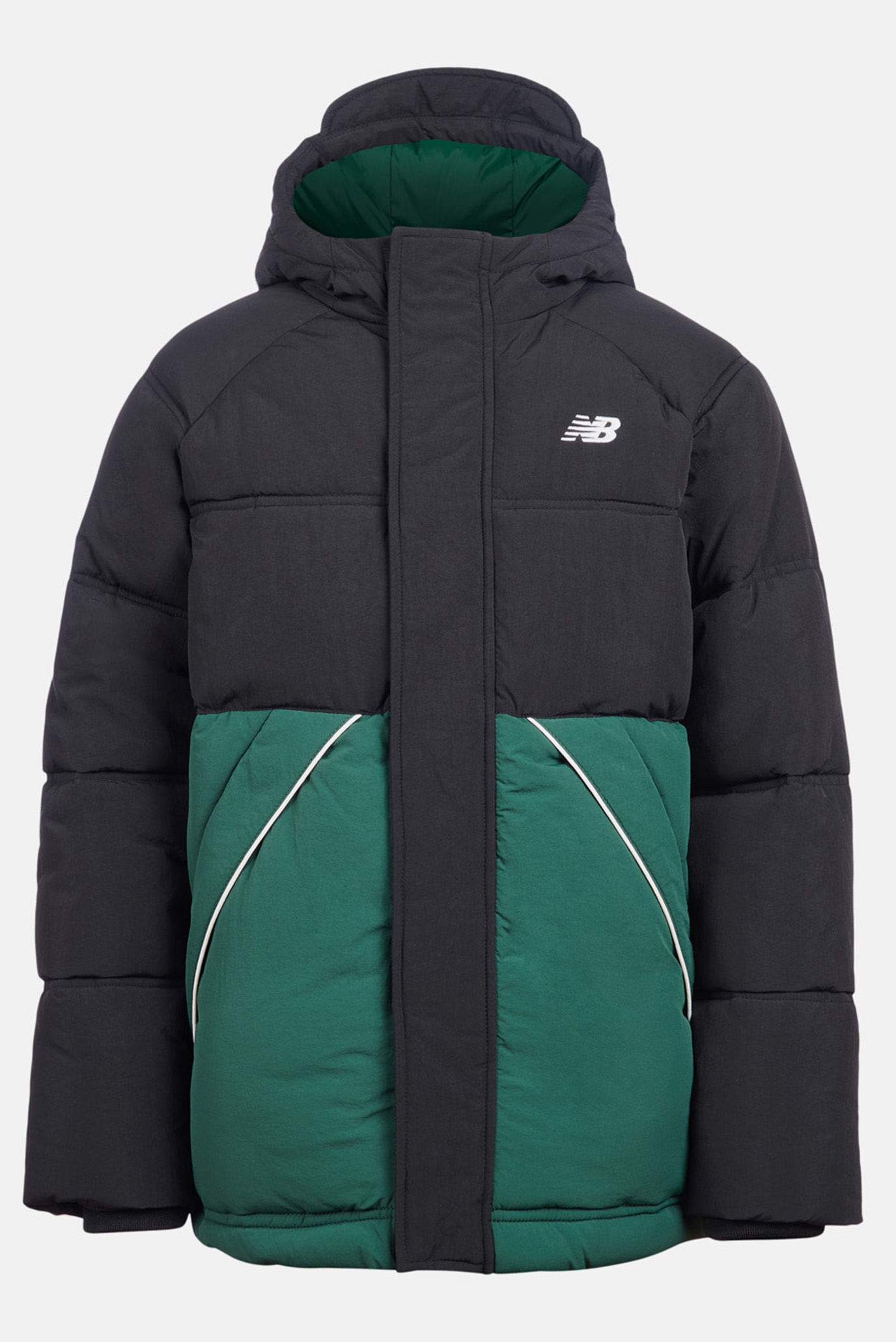 Детская черная куртка Raglan Puffa Черный 10-11Y New Balance LAKB0044BK Детская черная куртка Raglan Puffa Черный 10-11Y New Balance LAKB0044BK