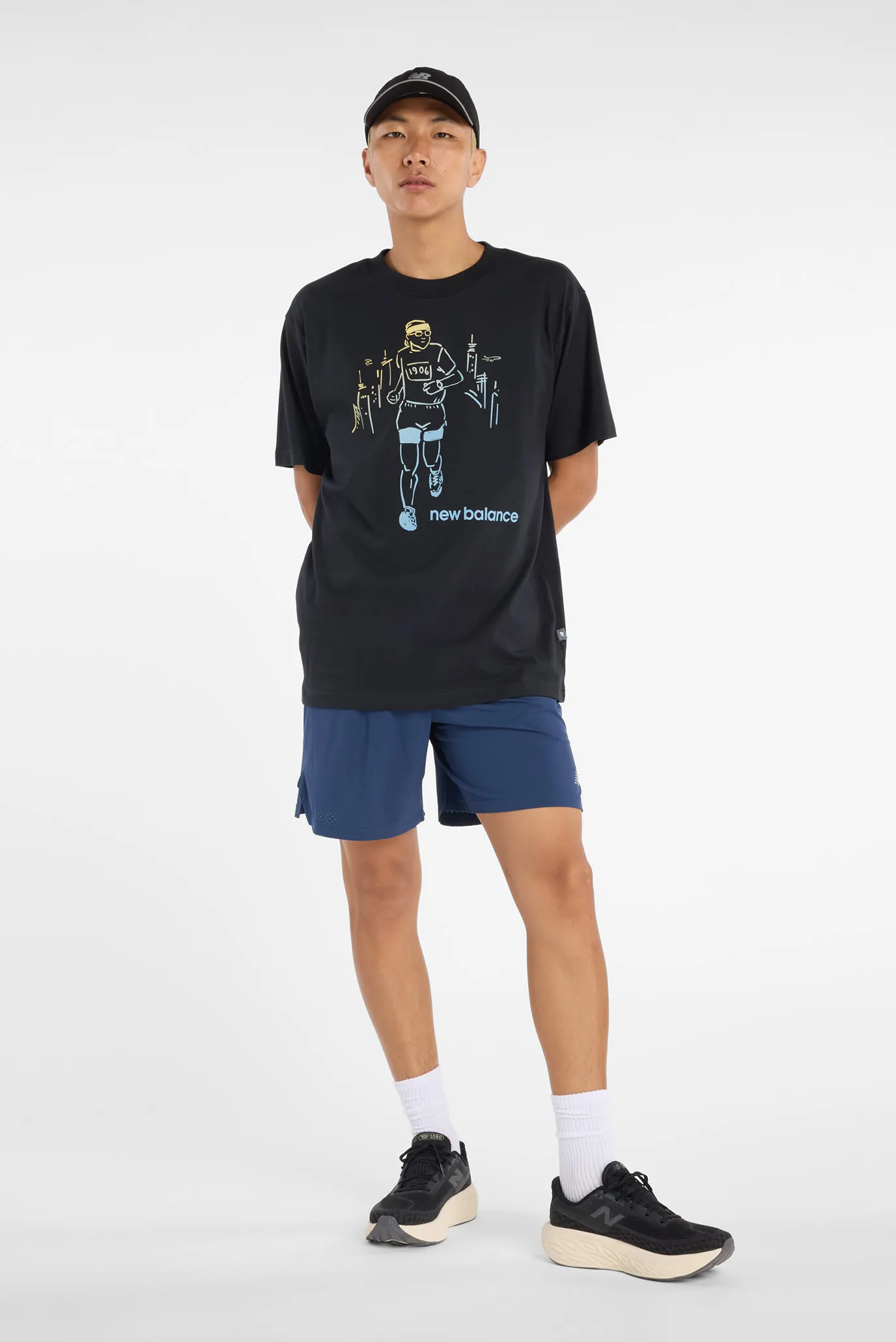 Мужская черная футболка Before and After 3