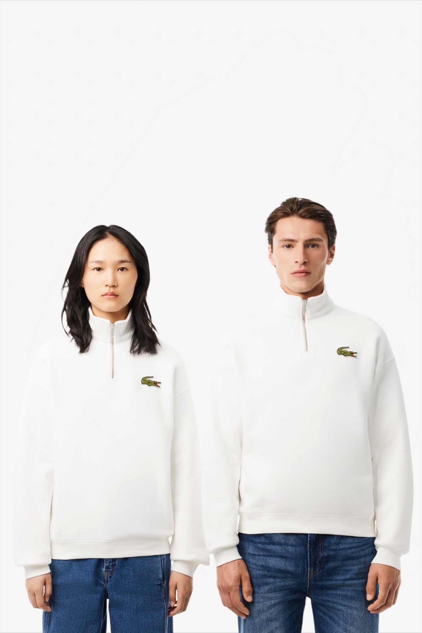 Белая толстовка Белый XL Lacoste SH274870V Белая толстовка Белый XL Lacoste SH274870V
