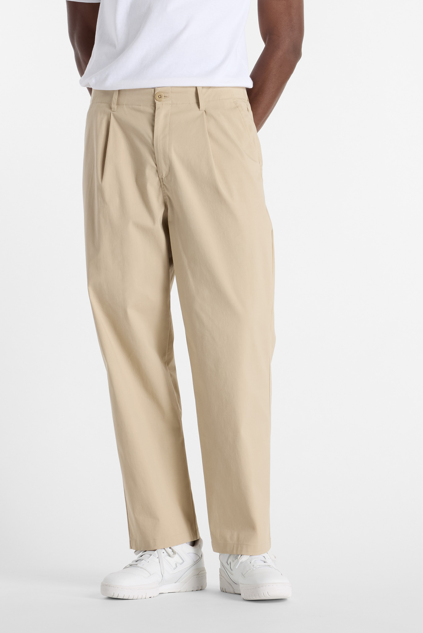 Мужские бежевые штаны Athletics Relaxed Trouser Бежевый M New Balance MP51563SOT Мужские бежевые штаны Athletics Relaxed Trouser Бежевый M New Balance MP51563SOT