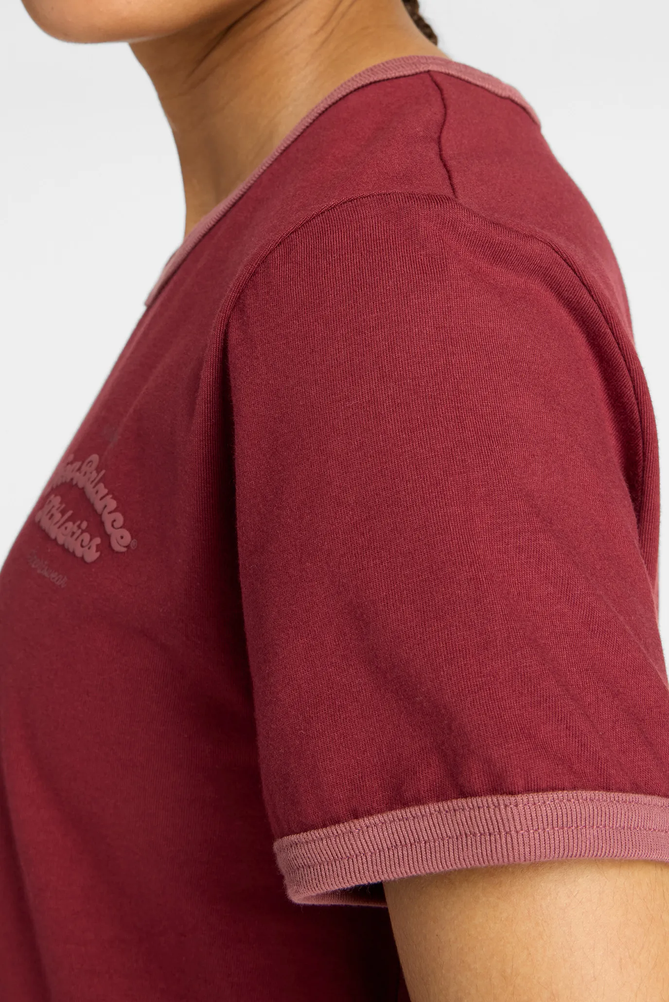 Жіноча бордова футболка Linear Heritage 5