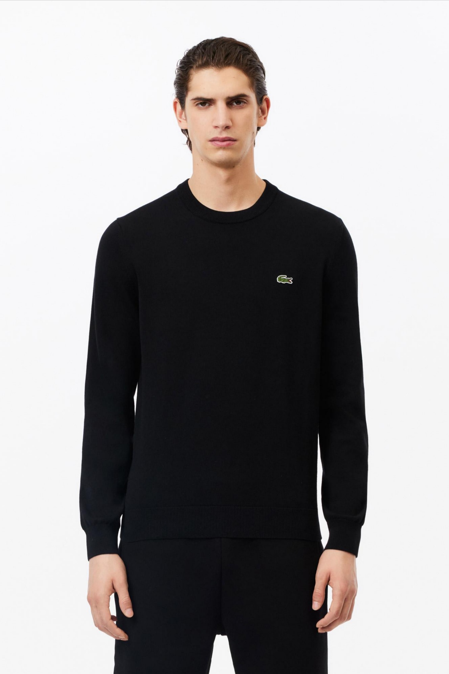 Мужской черный свитер Черный XL Lacoste AH1985031 Мужской черный свитер Черный XL Lacoste AH1985031
