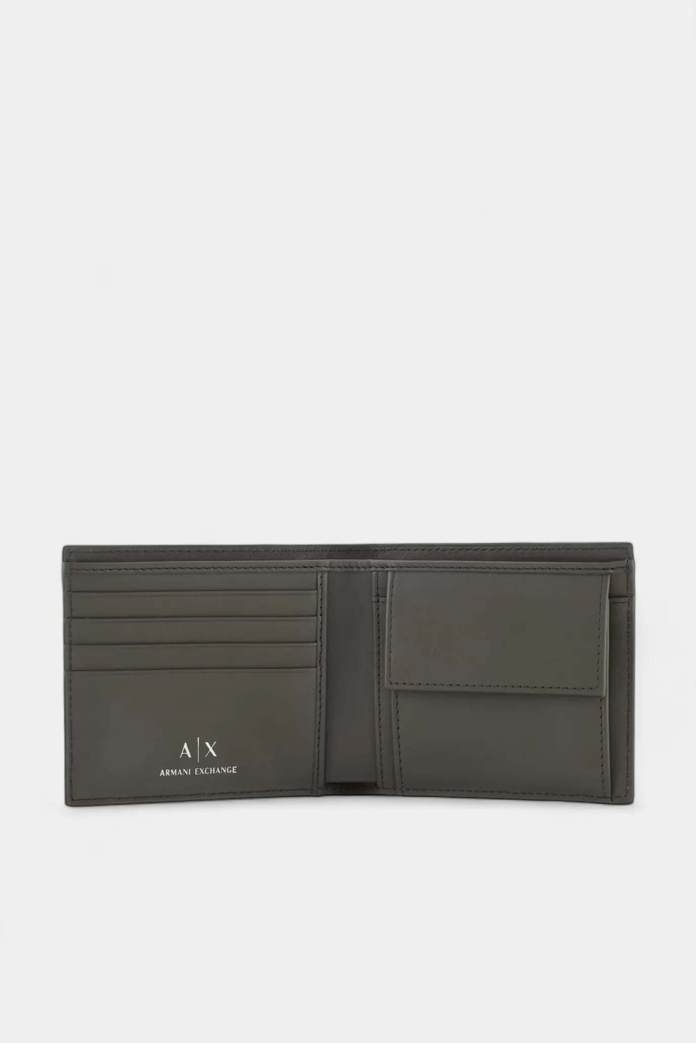 Чоловічий сірий гаманець 3