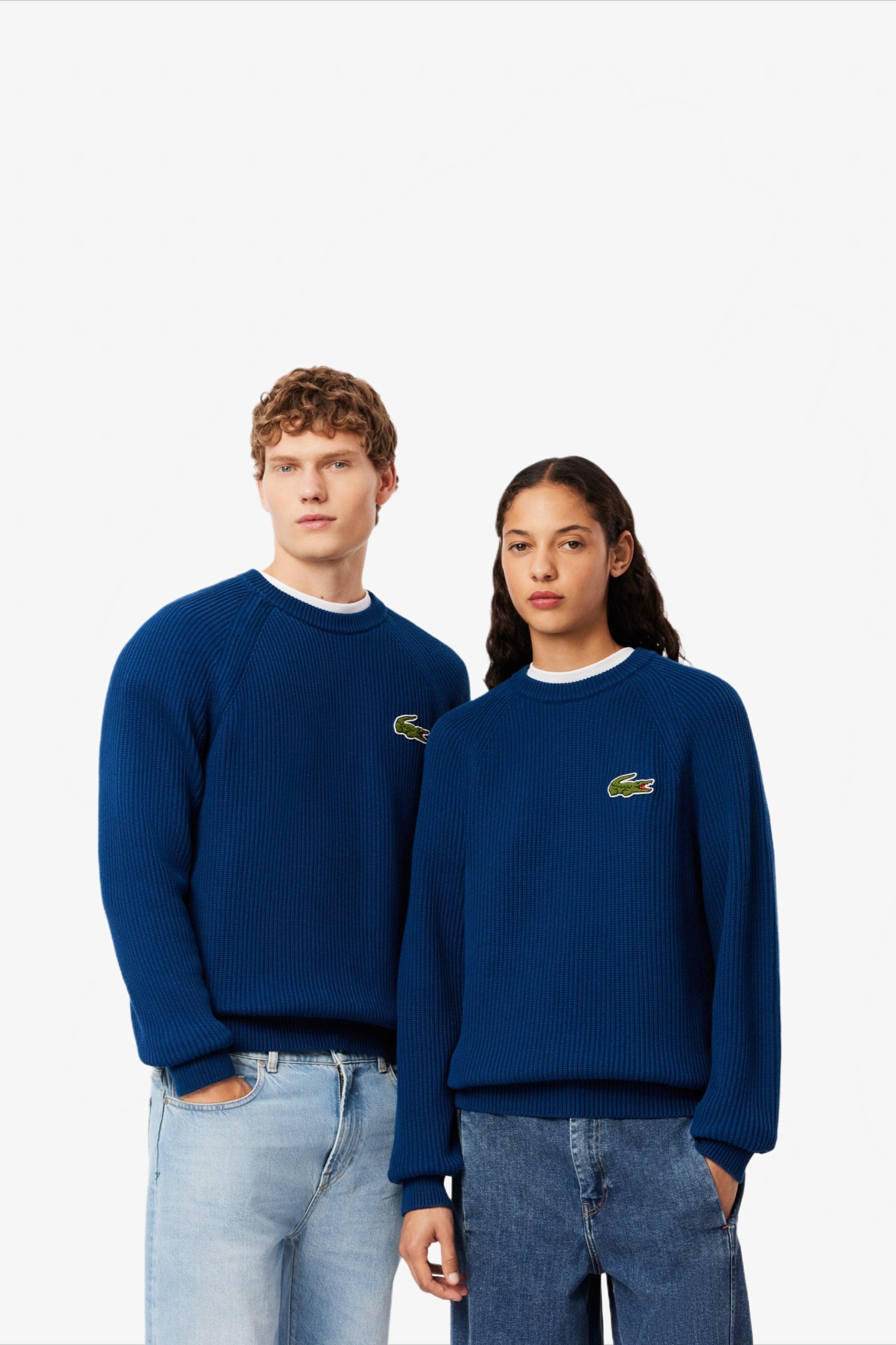Синий свитер (унисекс) Синий L Lacoste AH7742HBM Синий свитер (унисекс) Синий L Lacoste AH7742HBM