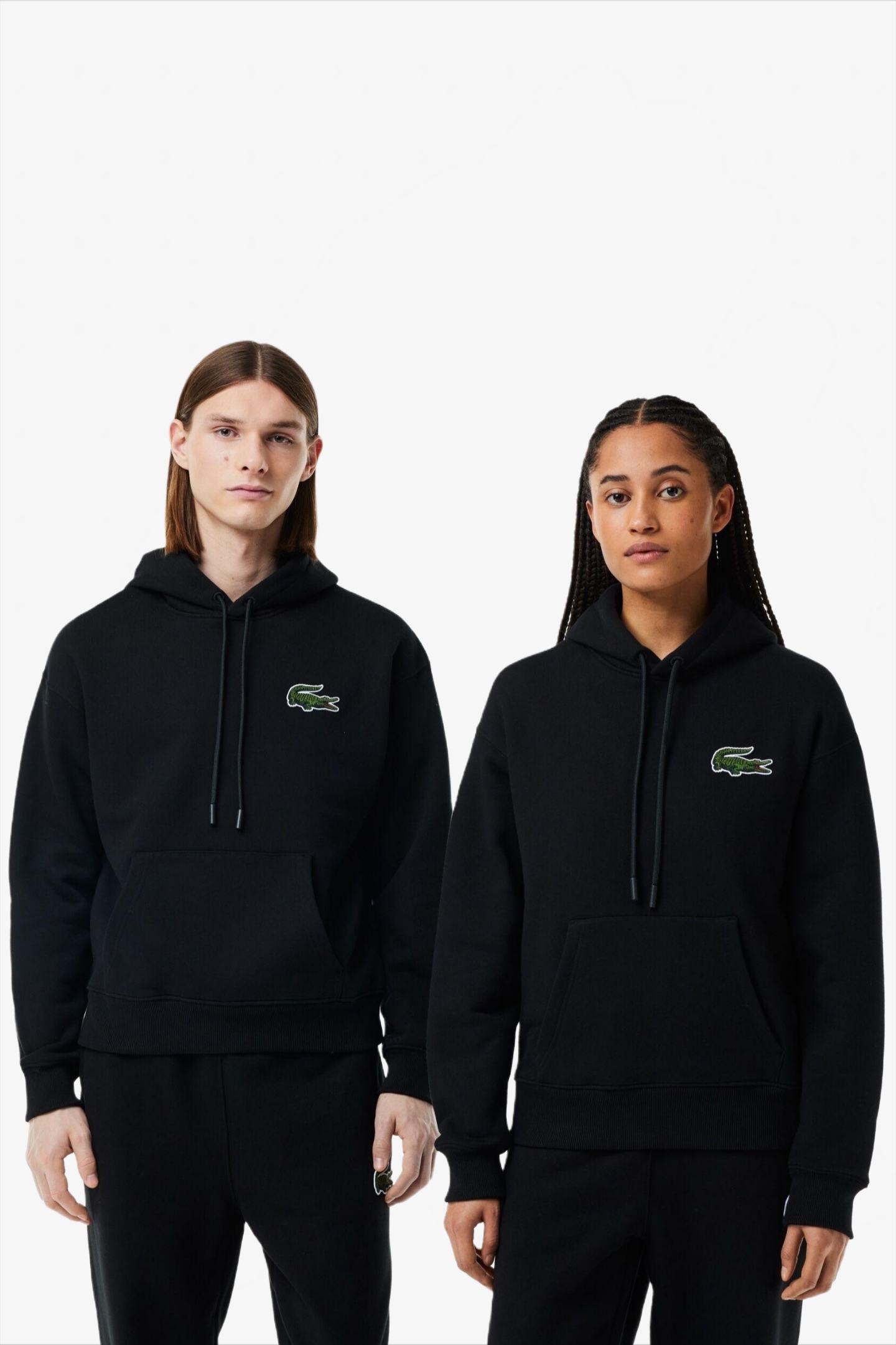 Черная толстовка (унисекс) Черный XL Lacoste SH6404031 Черная толстовка (унисекс) Черный XL Lacoste SH6404031