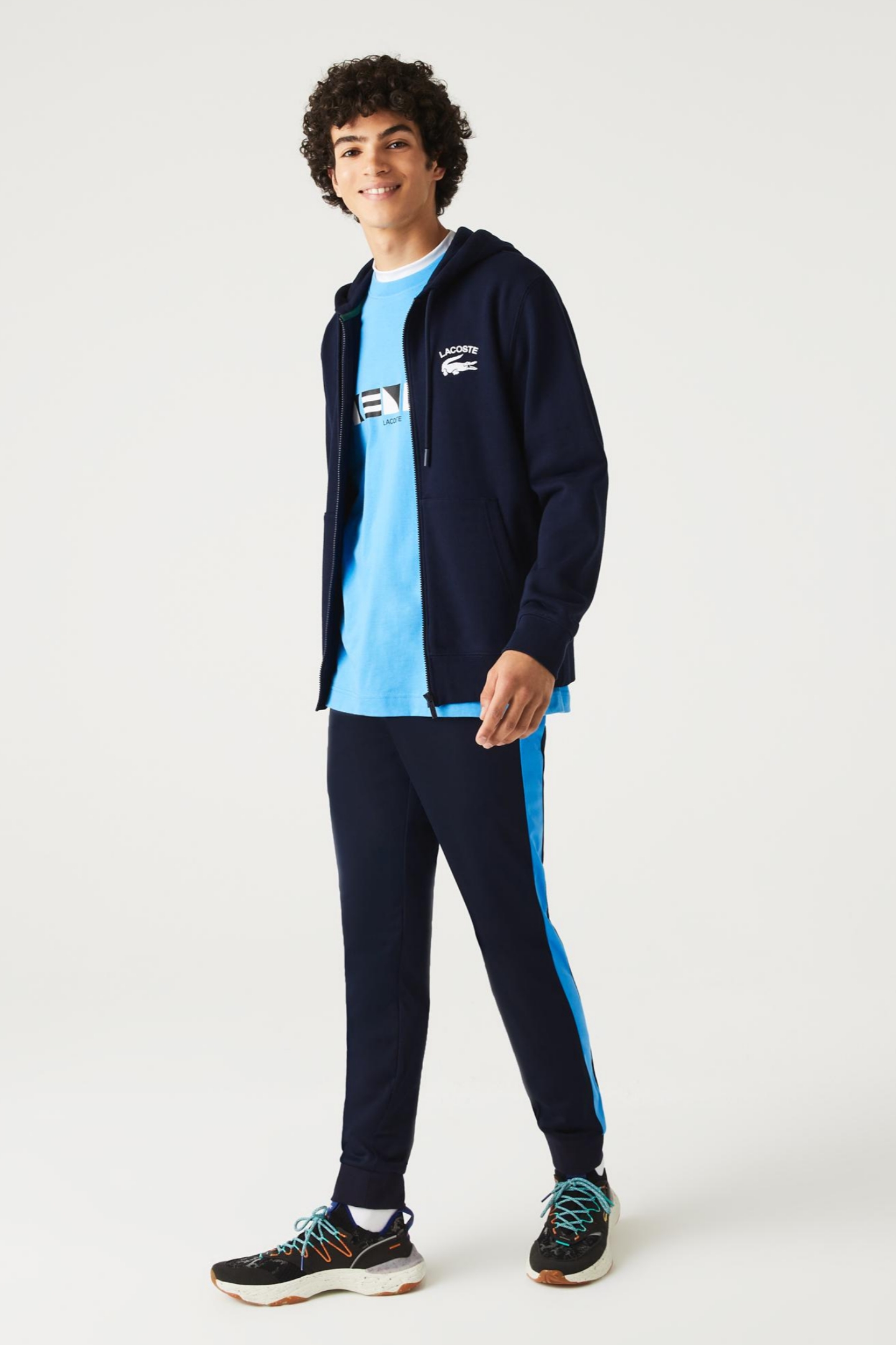 Мужская синяя толстовка Синий S Lacoste SH2481166 Мужская синяя толстовка Синий S Lacoste SH2481166