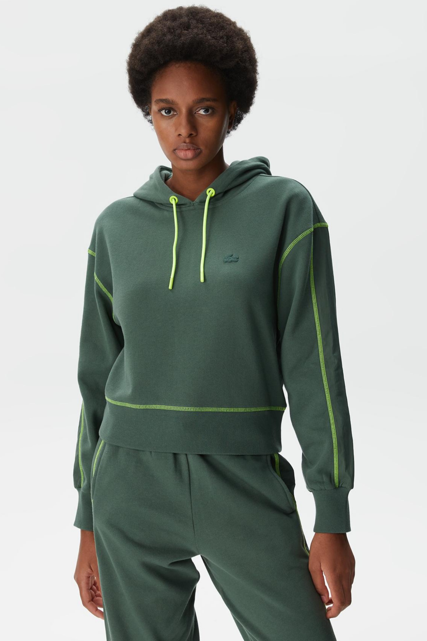 Женская зеленая толстовка Зеленый 36 Lacoste SF240303H Женская зеленая толстовка Зеленый 36 Lacoste SF240303H