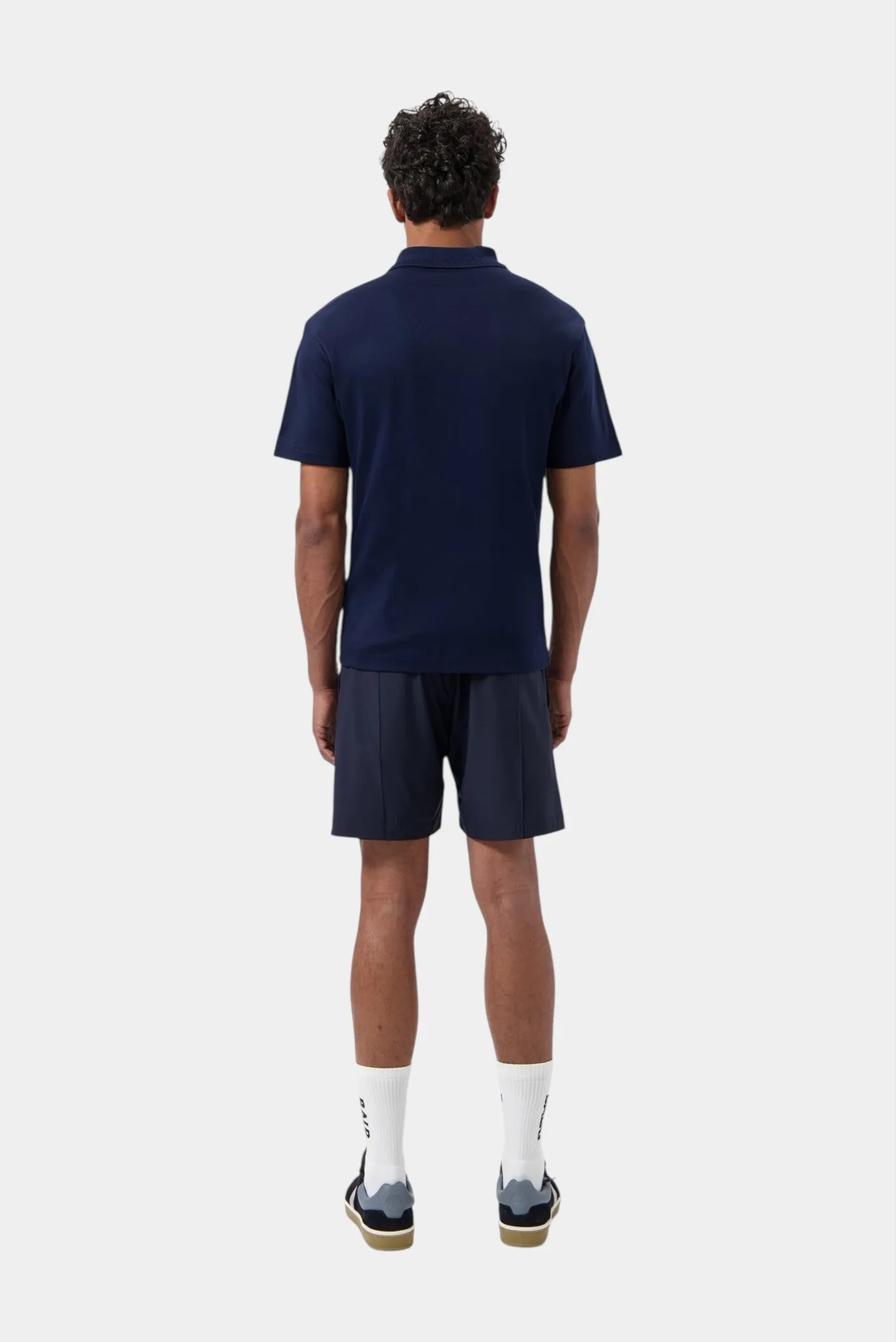 Мужское темно-синее поло 6