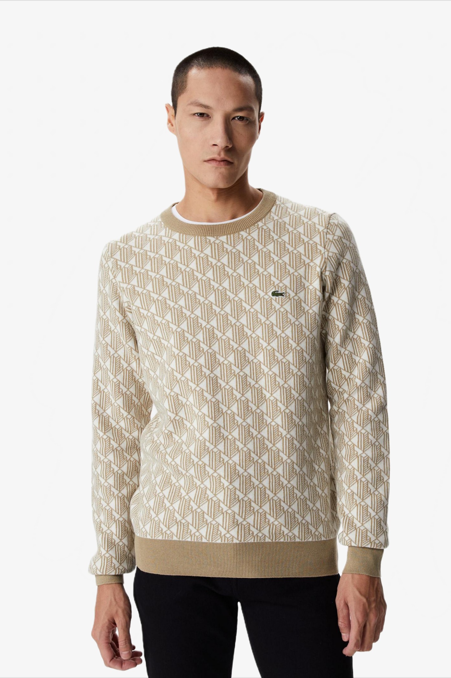 Мужской коричневый свитер Коричневый XXL Lacoste AH241313K Мужской коричневый свитер Коричневый XXL Lacoste AH241313K