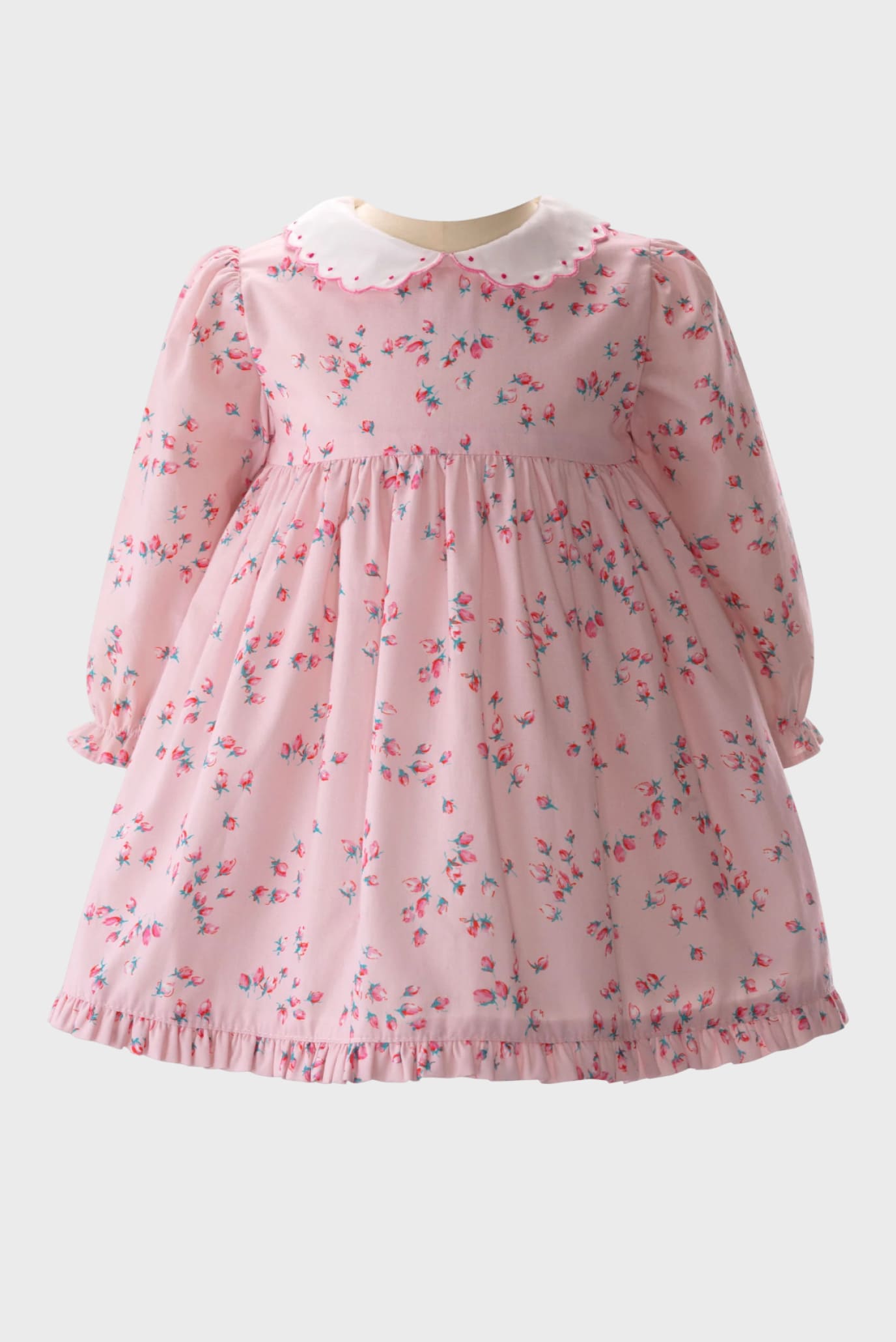 Дитяча рожева сукня  ROSEBUD SCALLOPED 1