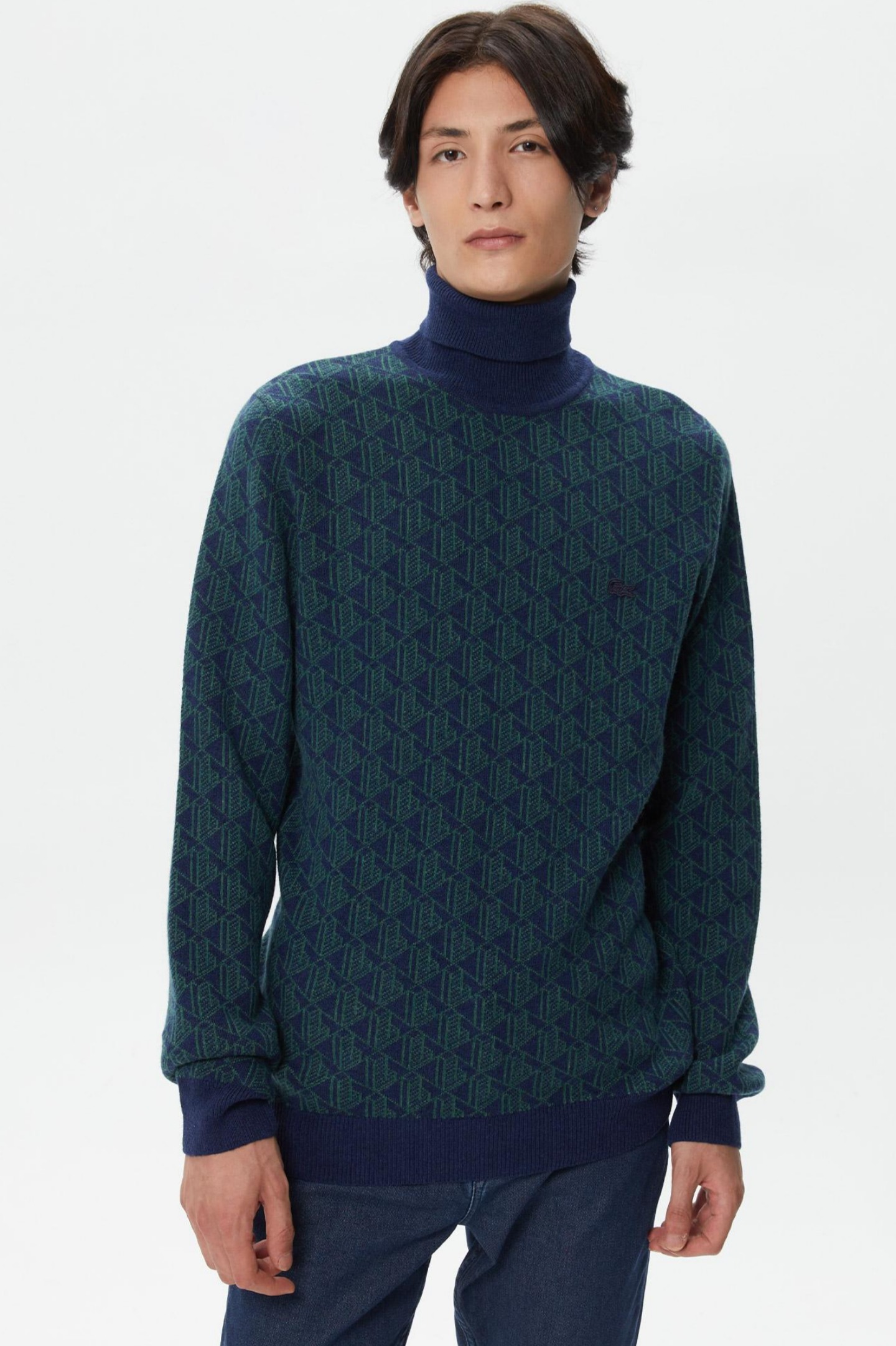 Мужской синий свитер Синий M Lacoste AH233737L Мужской синий свитер Синий M Lacoste AH233737L