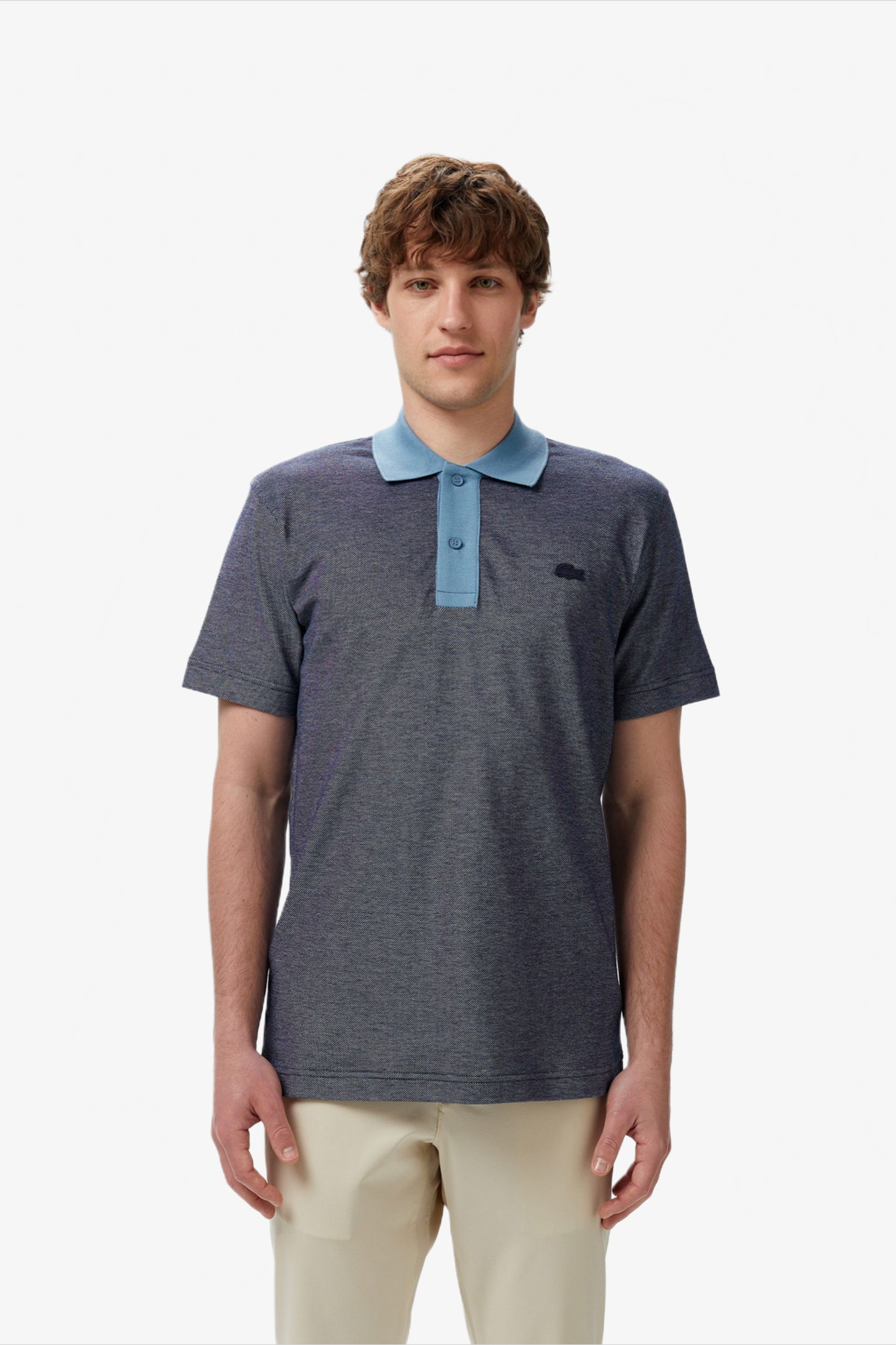 Мужское синее поло Синий L Lacoste PH0564166 Мужское синее поло Синий L Lacoste PH0564166