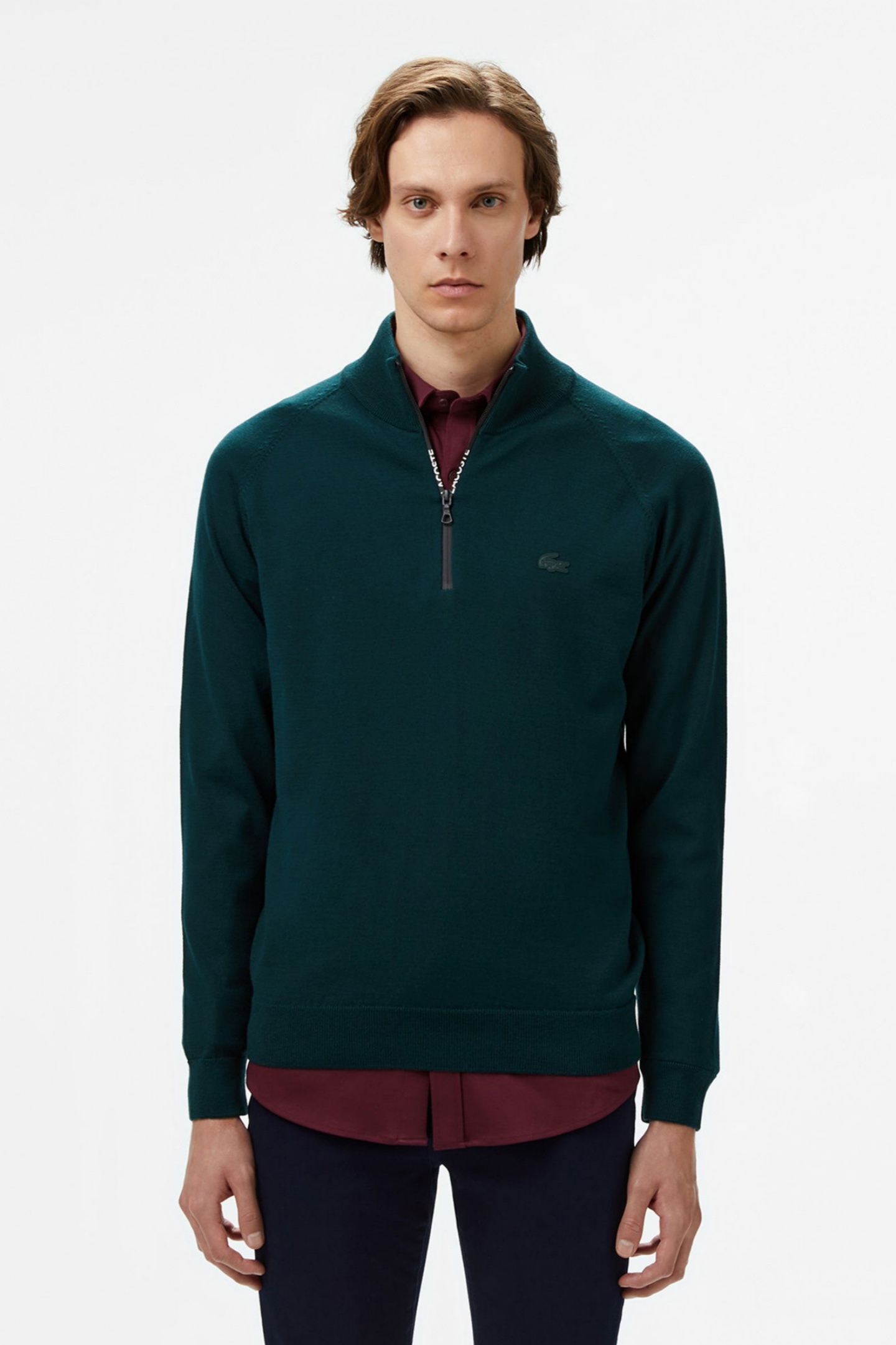 Мужской зеленый свитер Зеленый S Lacoste AH2517YZP Мужской зеленый свитер Зеленый S Lacoste AH2517YZP