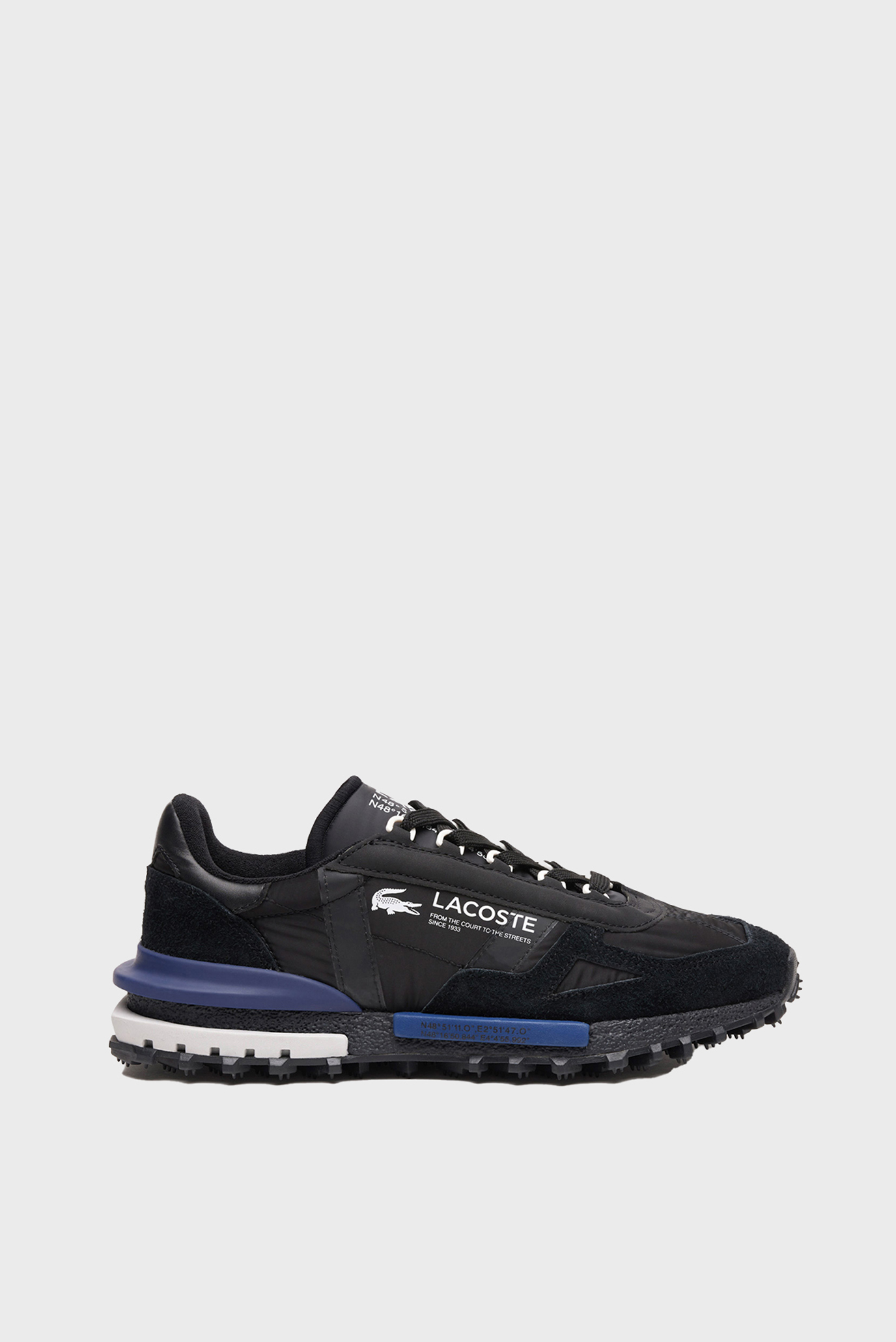 Мужские черные кроссовки Elite Active Черный 44 Lacoste 746SMA0123075 Мужские черные кроссовки Elite Active Черный 44 Lacoste 746SMA0123075