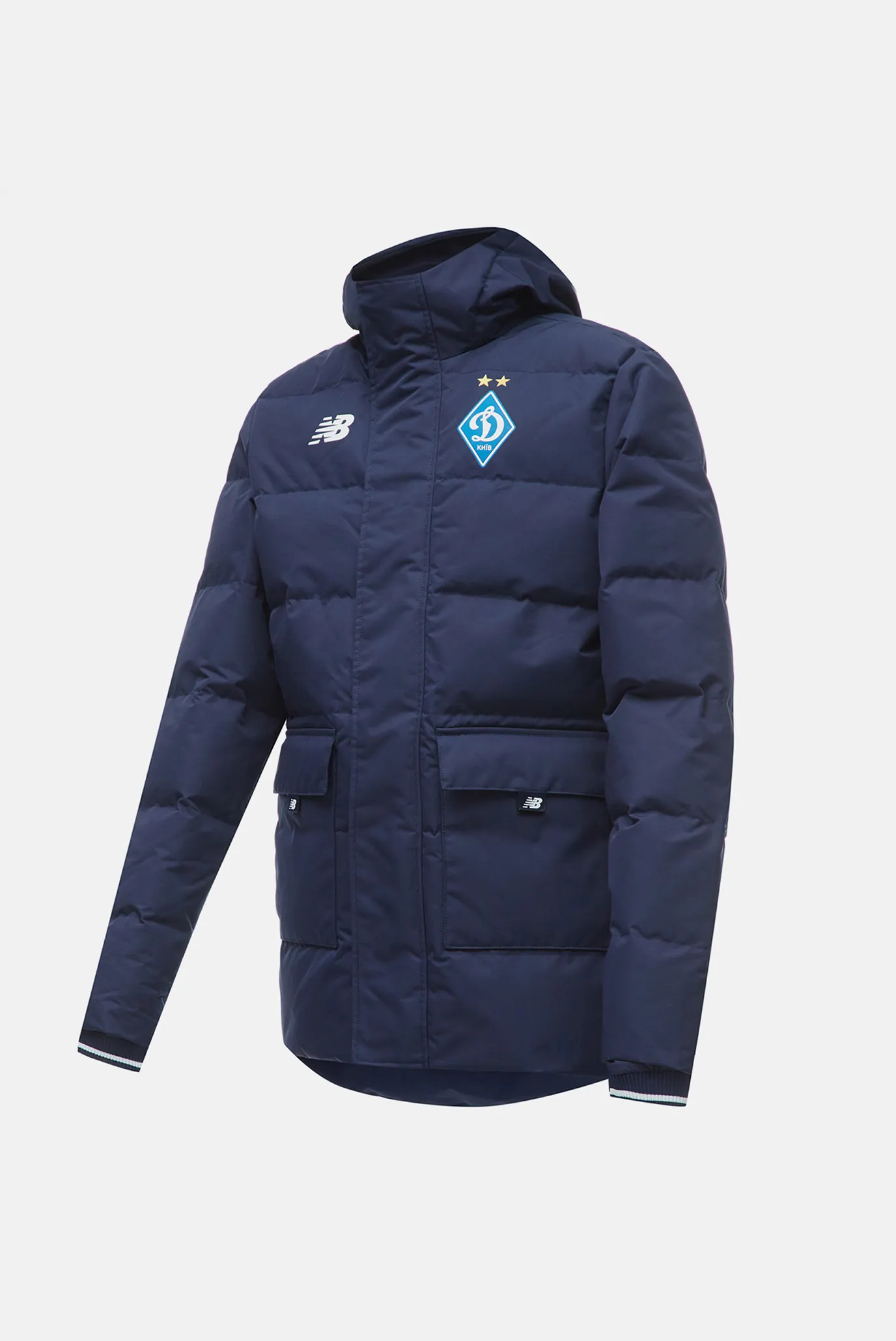 Чоловіча синя зимня куртка FCDK New Balance MJ231326NV — MD-Fashion