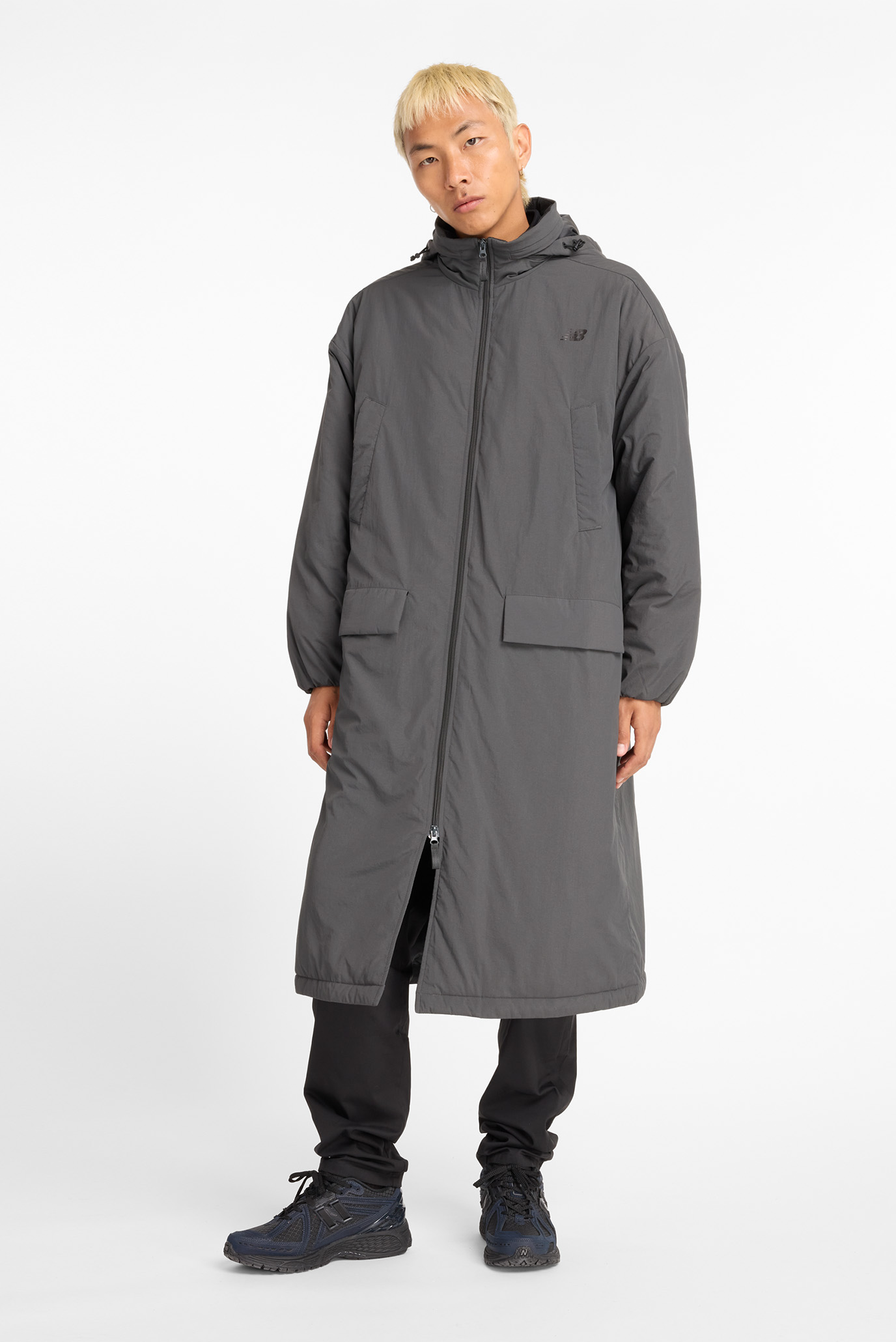 Мужская графитовая куртка Coaches Parka Стальной XL New Balance MJ43508ACK Мужская графитовая куртка Coaches Parka Стальной XL New Balance MJ43508ACK