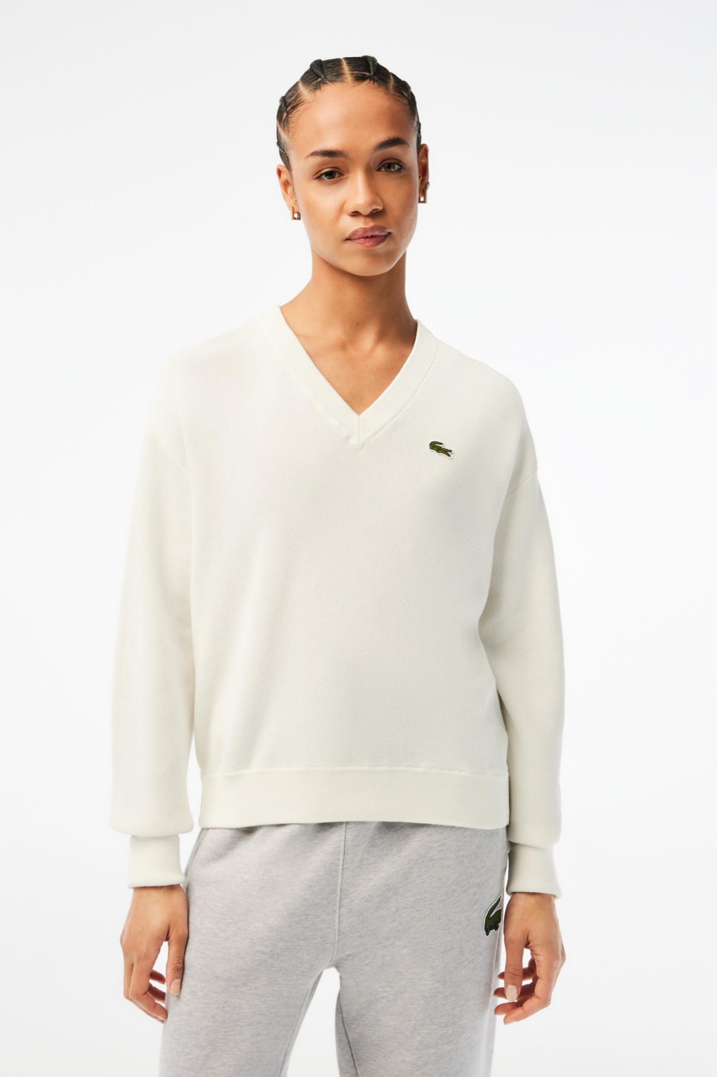Женский бежевый свитер Бежевый 38 Lacoste AF562270V Женский бежевый свитер Бежевый 38 Lacoste AF562270V