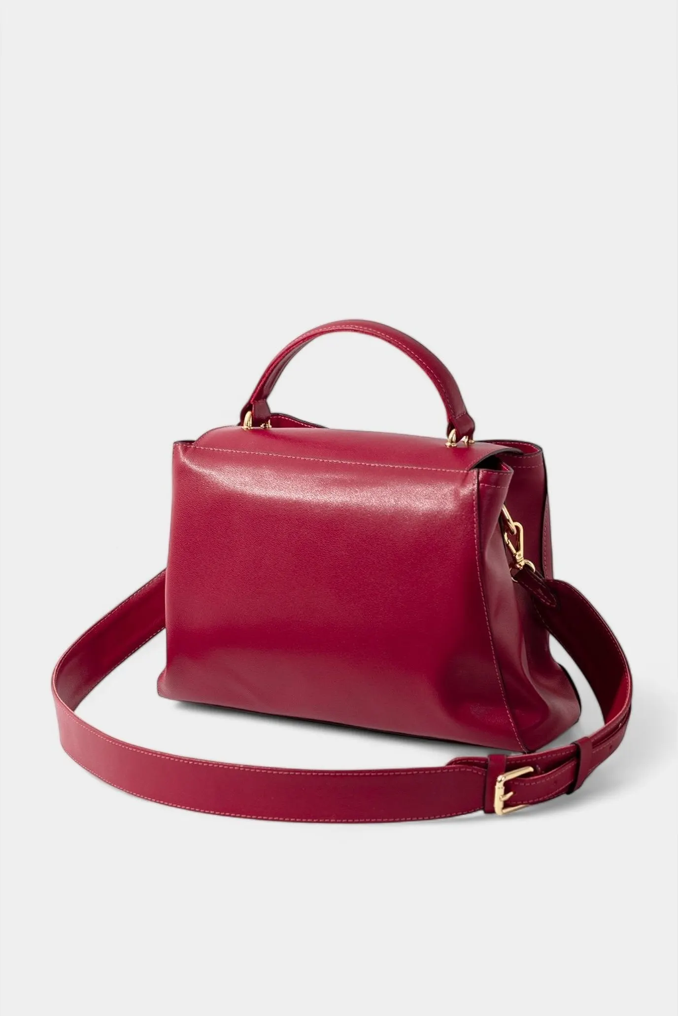 Жіноча малинова сумка 3