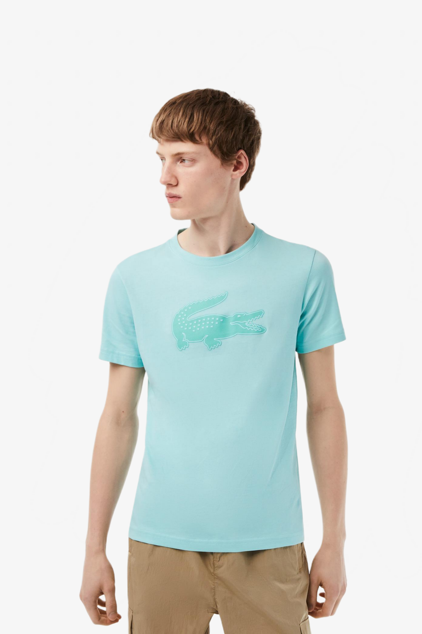 Мужская бирюзовая футболка Бирюзовый S Lacoste TH2042ZKI Мужская бирюзовая футболка Бирюзовый S Lacoste TH2042ZKI