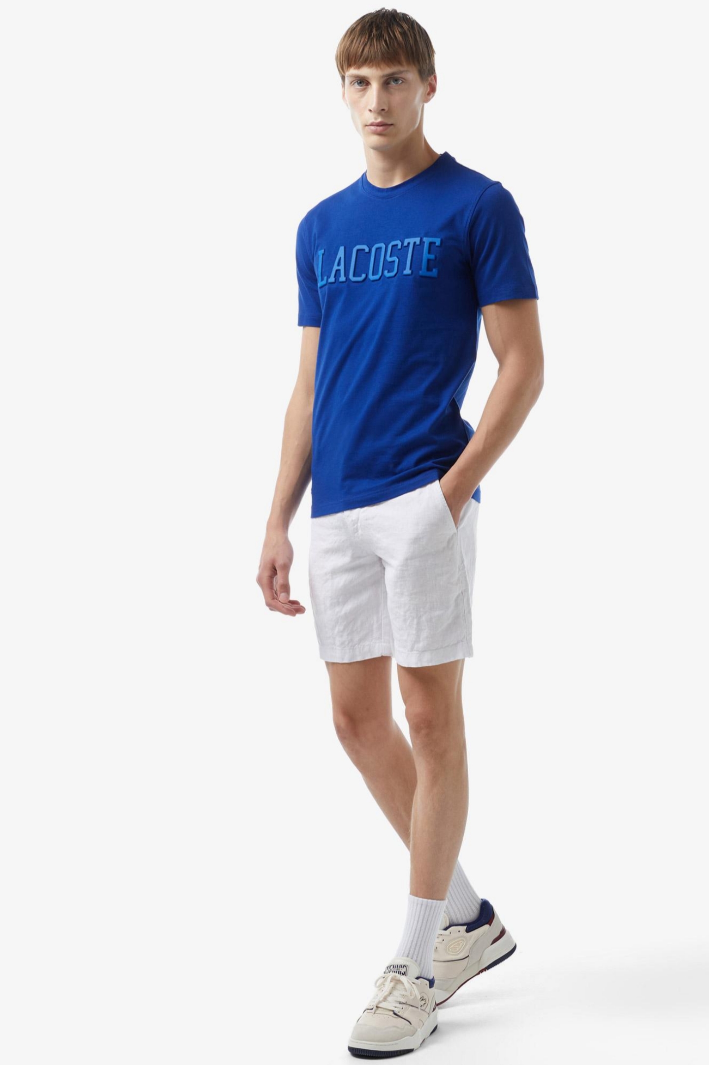 Мужские белые шорты Белый 42 Lacoste FH0405001 Мужские белые шорты Белый 42 Lacoste FH0405001