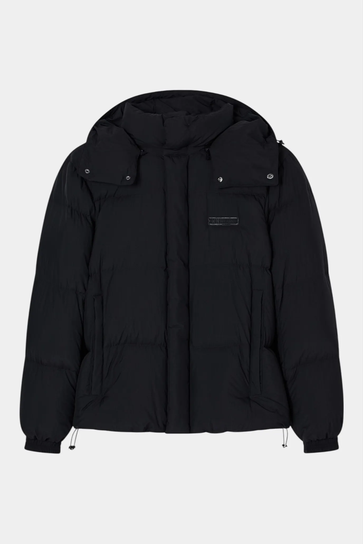 Мужской черный пуховик 1
