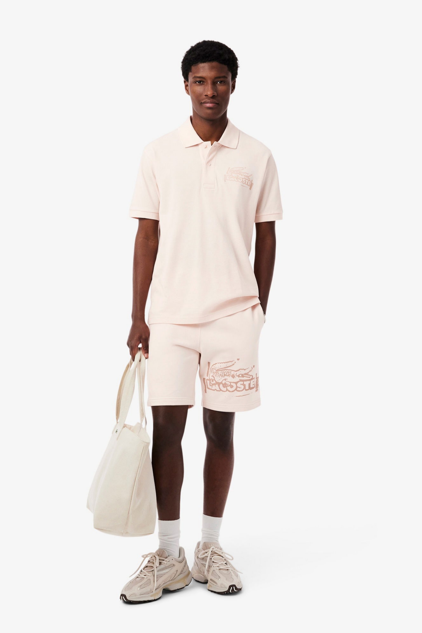 Мужские бежевые шорты Бежевый L Lacoste GH0286GXI Мужские бежевые шорты Бежевый L Lacoste GH0286GXI