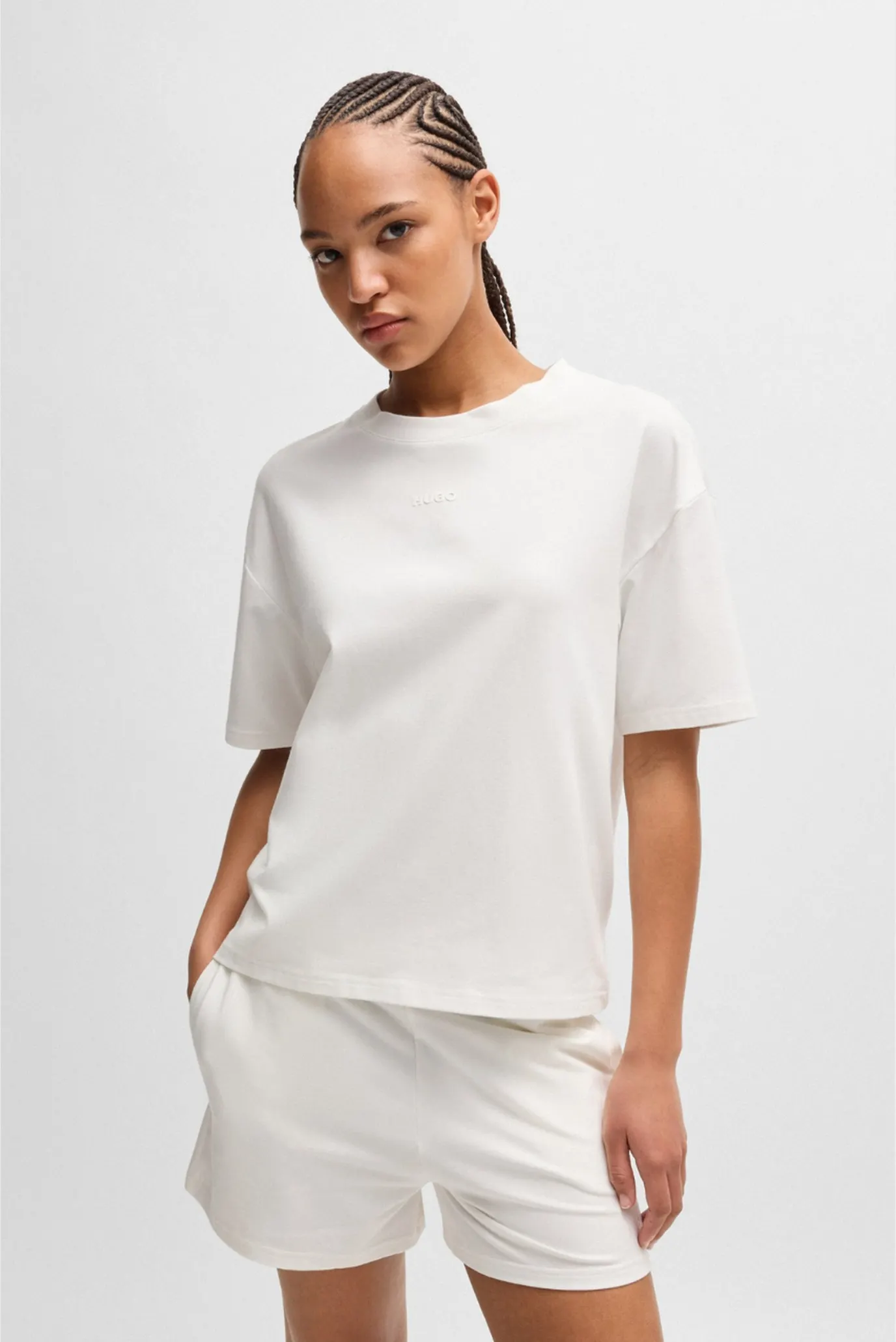 Жіночий молочний домашній костюм 2