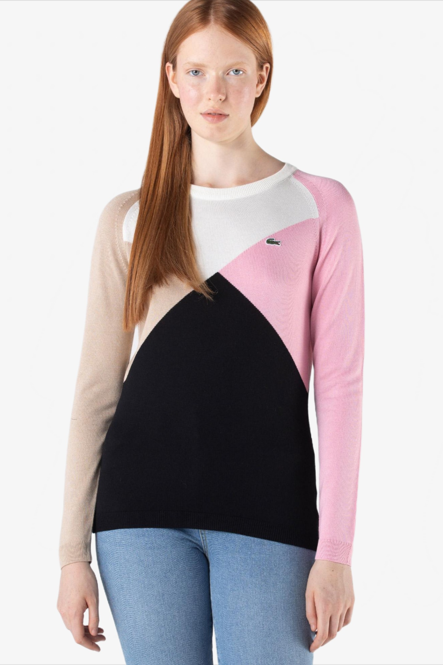 Женский белый свитер Белый 42 Lacoste AF220303P Женский белый свитер Белый 42 Lacoste AF220303P