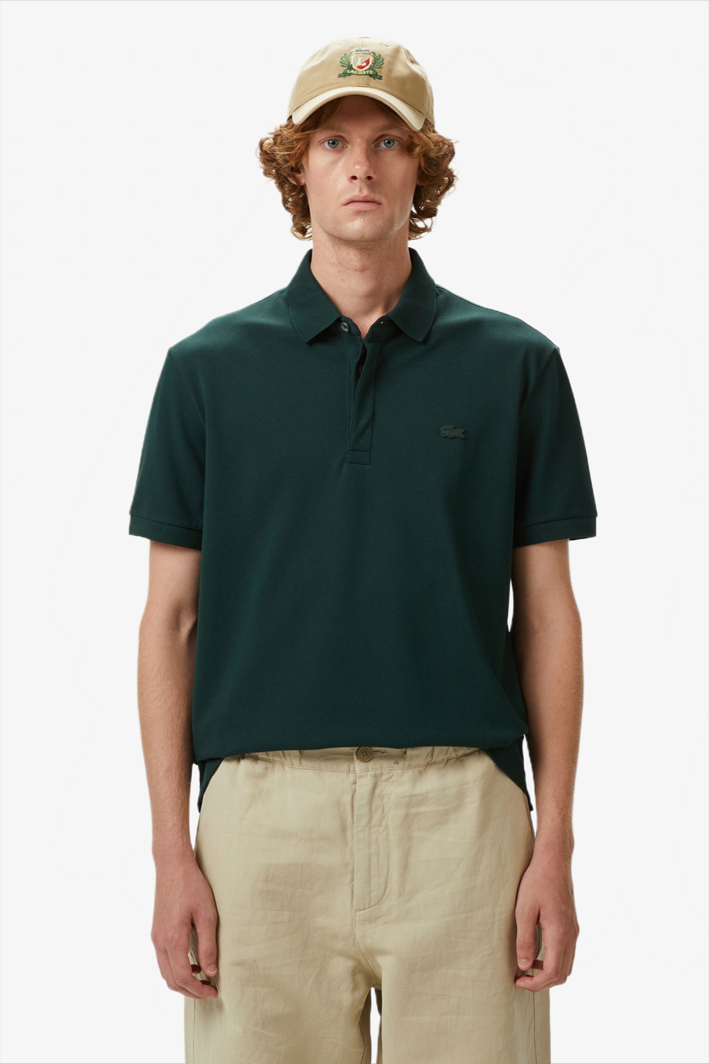 Мужское зеленое поло PARIS polo Зеленый M-L Lacoste PH5522YZP Мужское зеленое поло PARIS polo Зеленый M-L Lacoste PH5522YZP