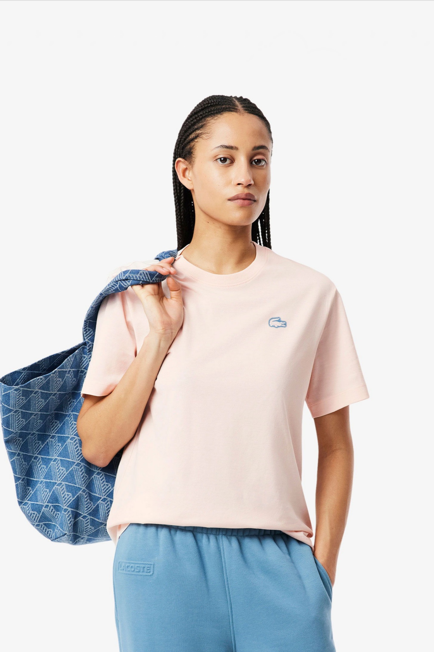 Женская розовая футболка Розовый 36 Lacoste TF9596HCZ Женская розовая футболка Розовый 36 Lacoste TF9596HCZ