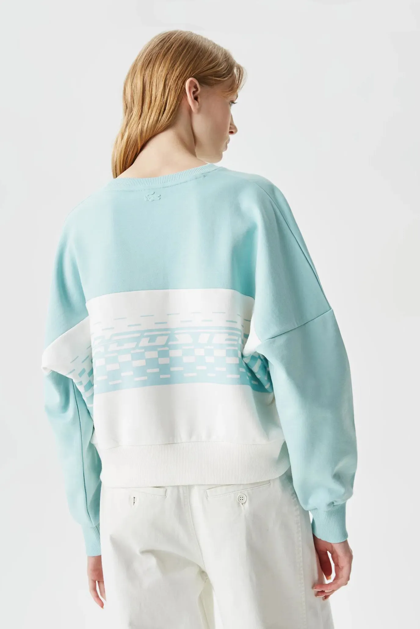 Женский голубой свитшот 4