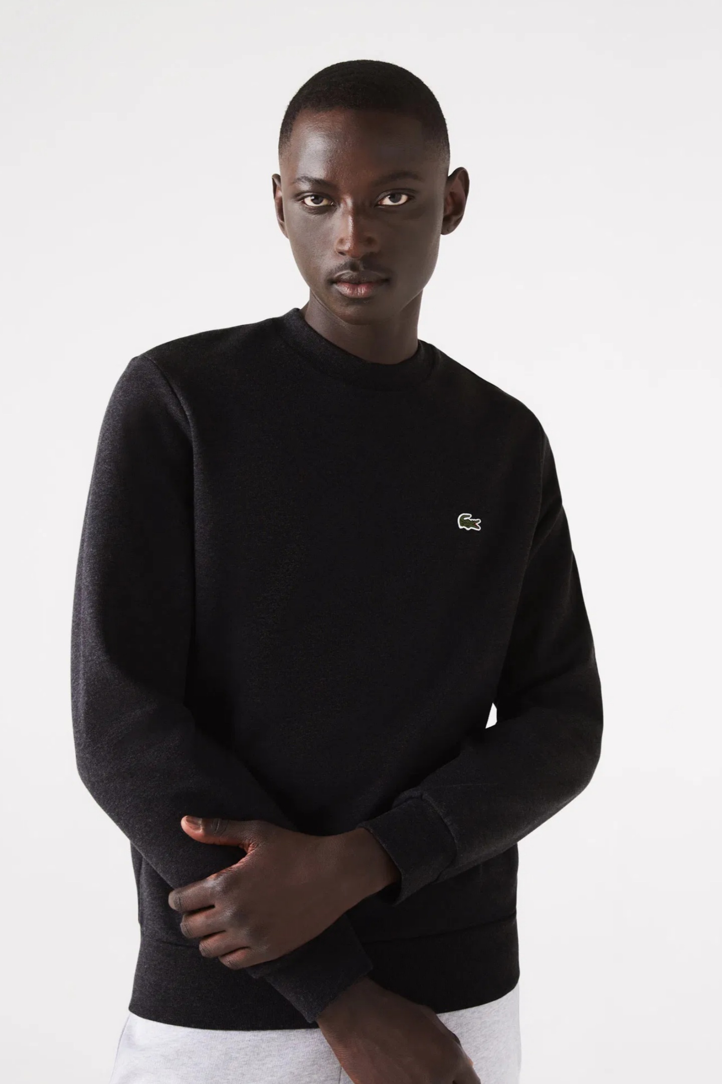 Мужская черная толстовка Черный XS Lacoste SH9608EL6 Мужская черная толстовка Черный XS Lacoste SH9608EL6